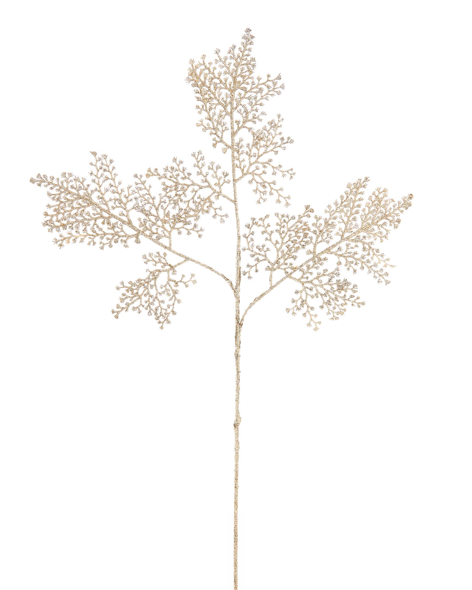 Gold Leaf Christmas Tree Spray, 70 cm