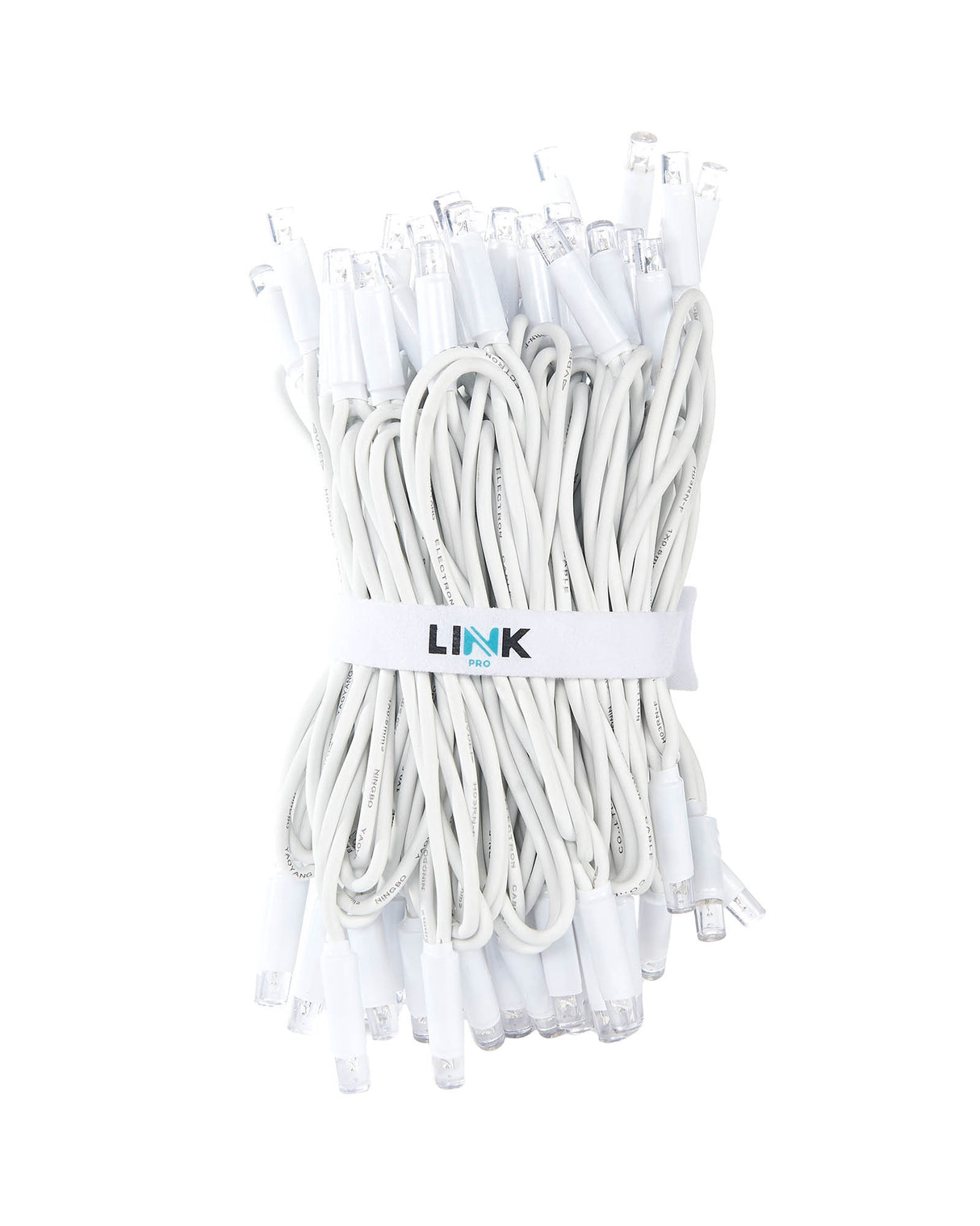 LINK PRO Twinkle LED String Lights, White Cable, Warm White