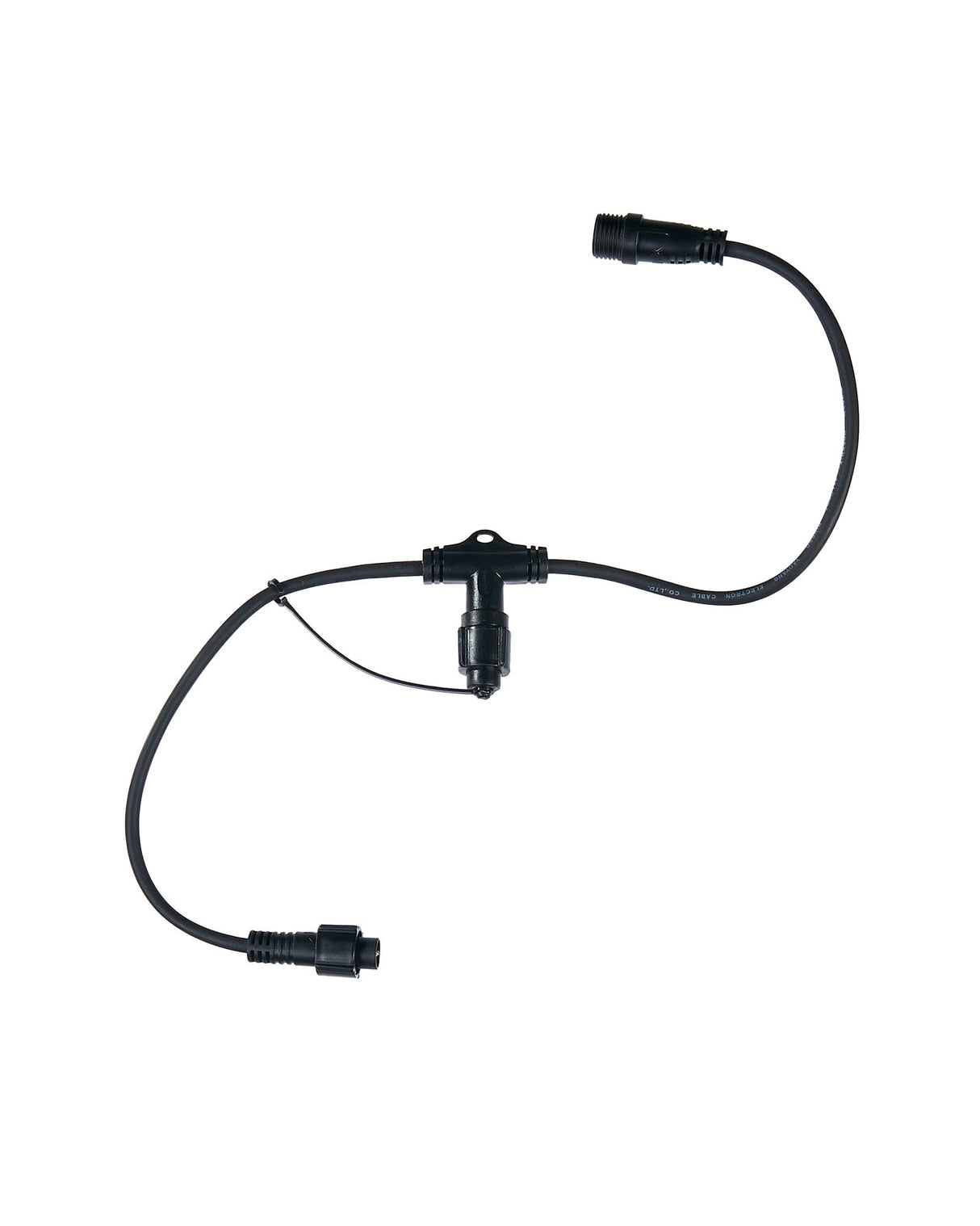LINK PRO T Cord Connector, Connectable, Black