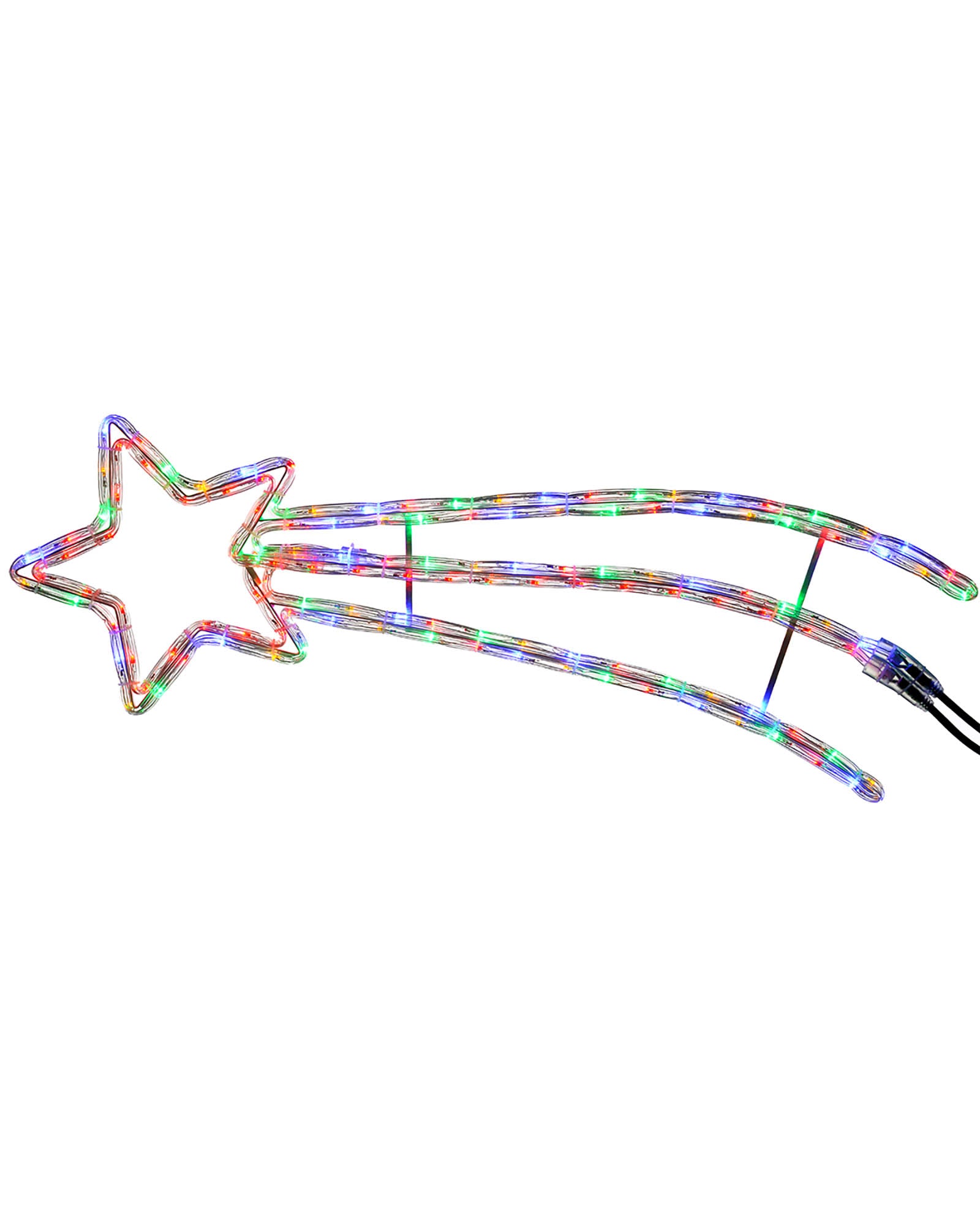 Pre-Lit Animated Shooting Star, Multi-Coloured, Silhouette 90 cm