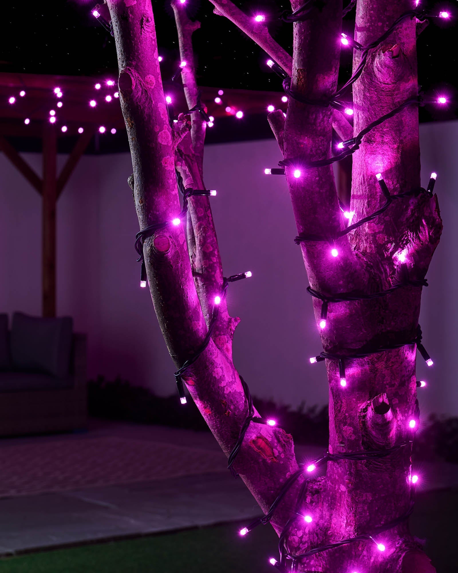 Pro Series Connectable String Lights, Pink