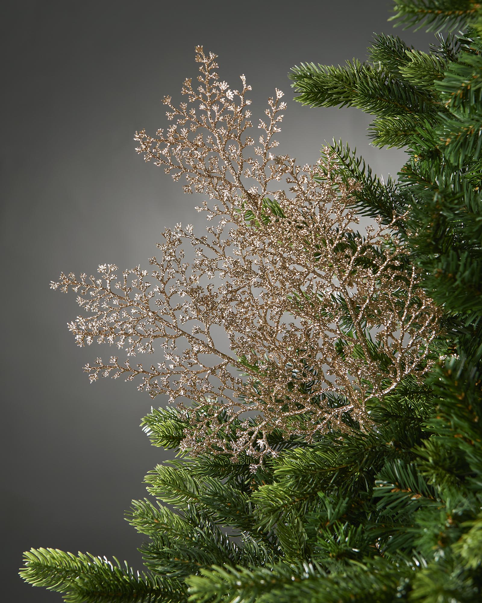 Gold Leaf Christmas Tree Spray, 70 cm We R Christmas — free download