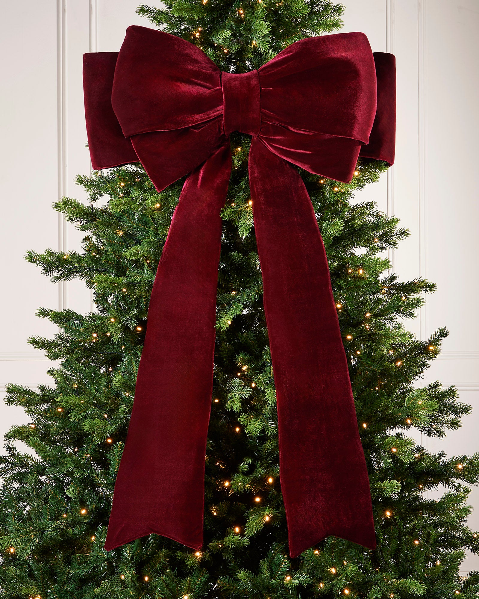 Large Velvet Christmas Bow