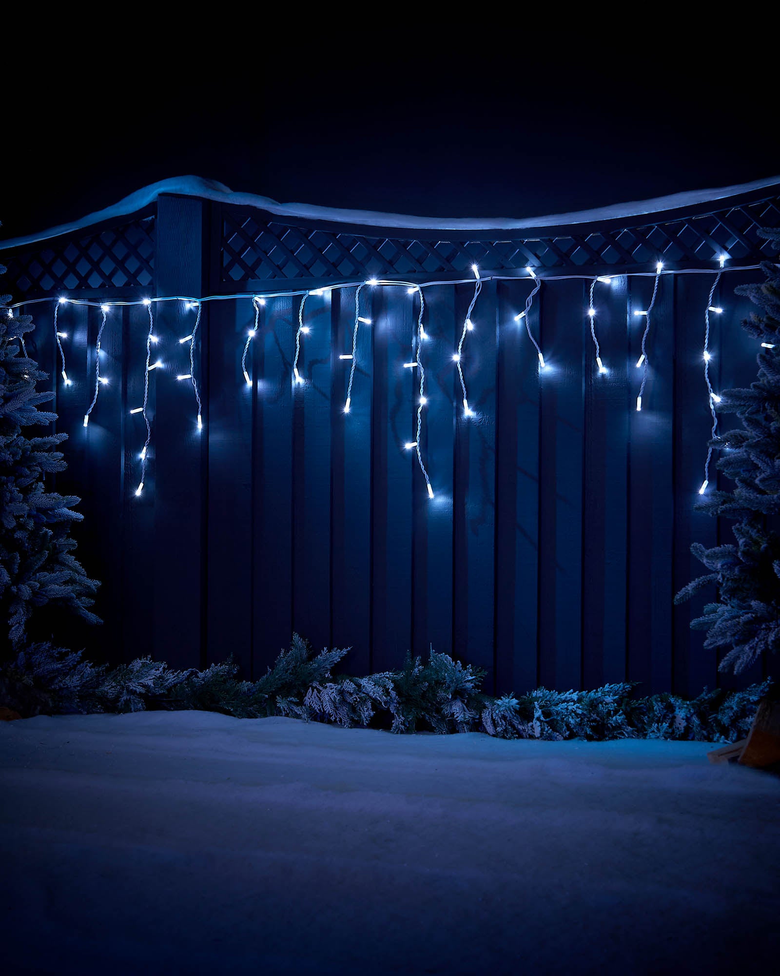 Pro Series Connectable Icicle Lights, White