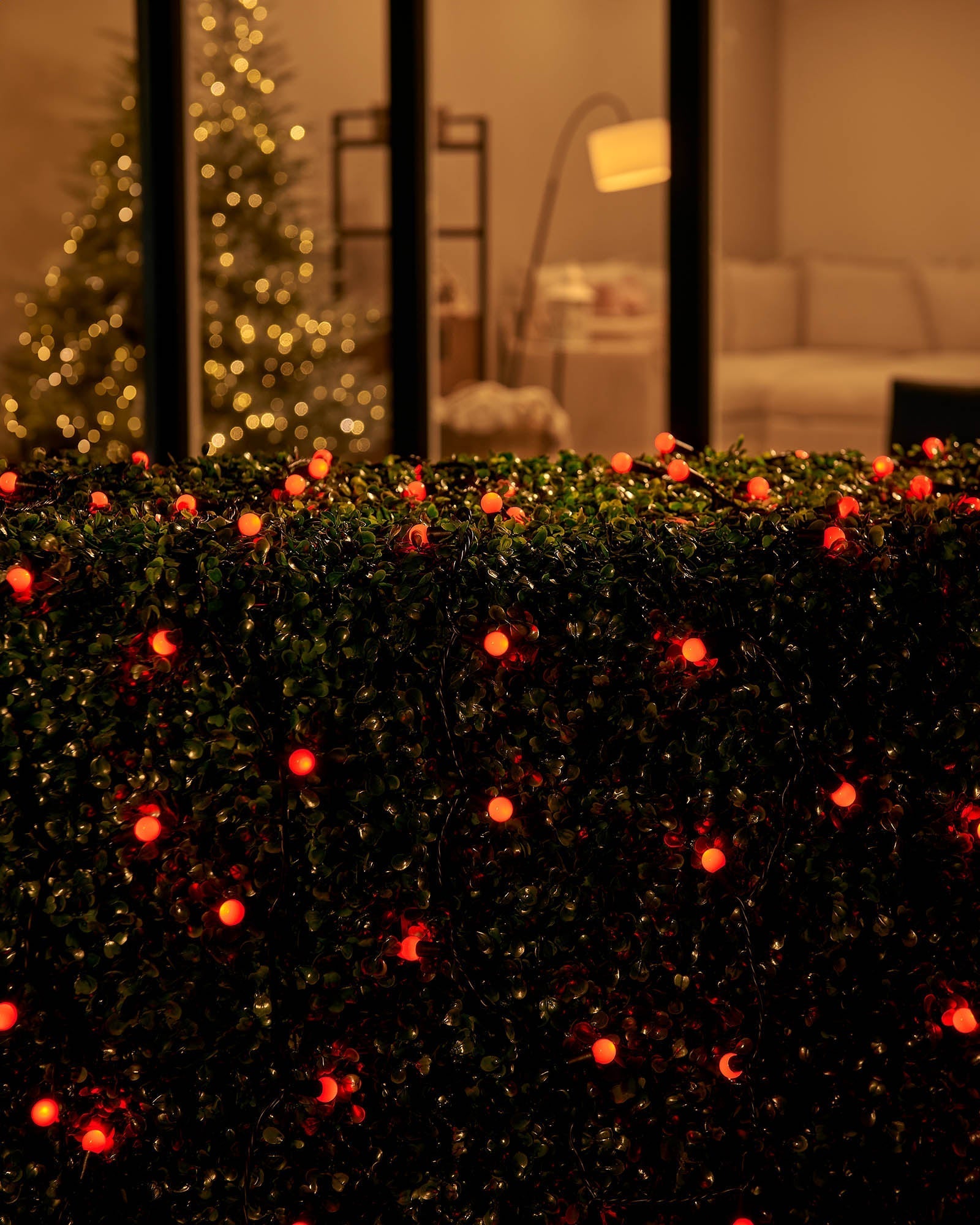 Home Series Connectable Berry Lights, Red