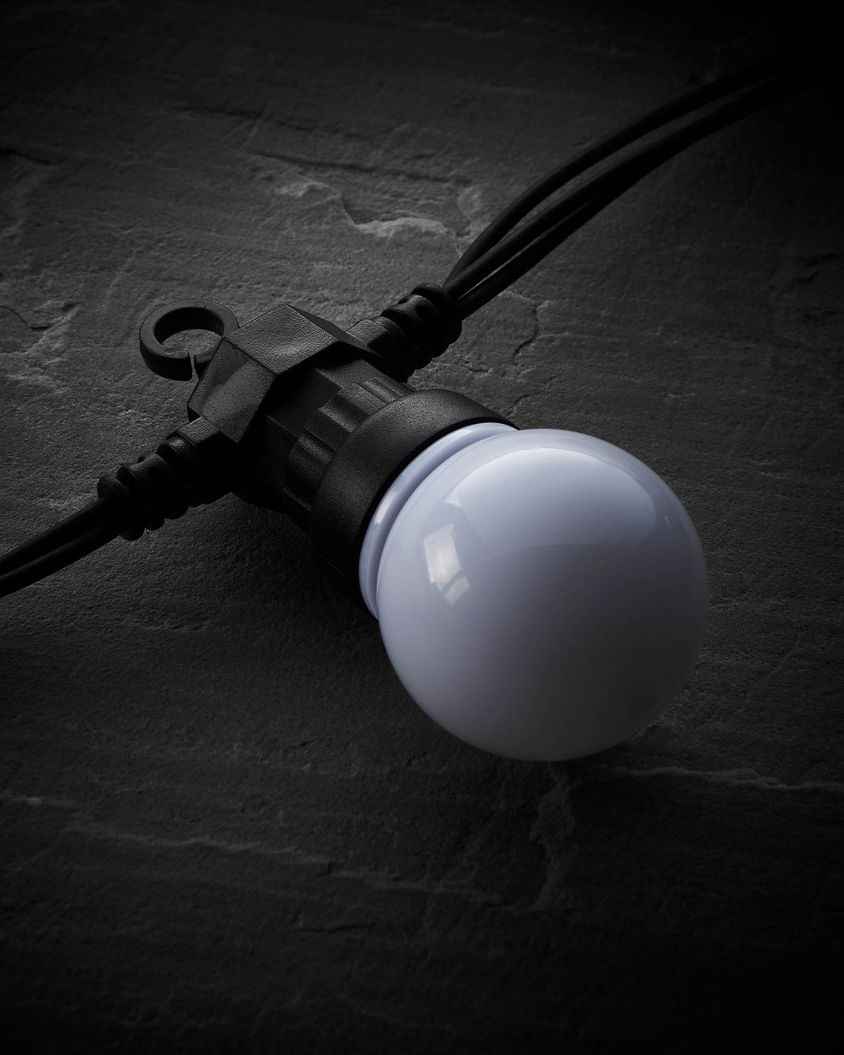 LINK PRO LED Festoon Lights, Black Cable, Warm White