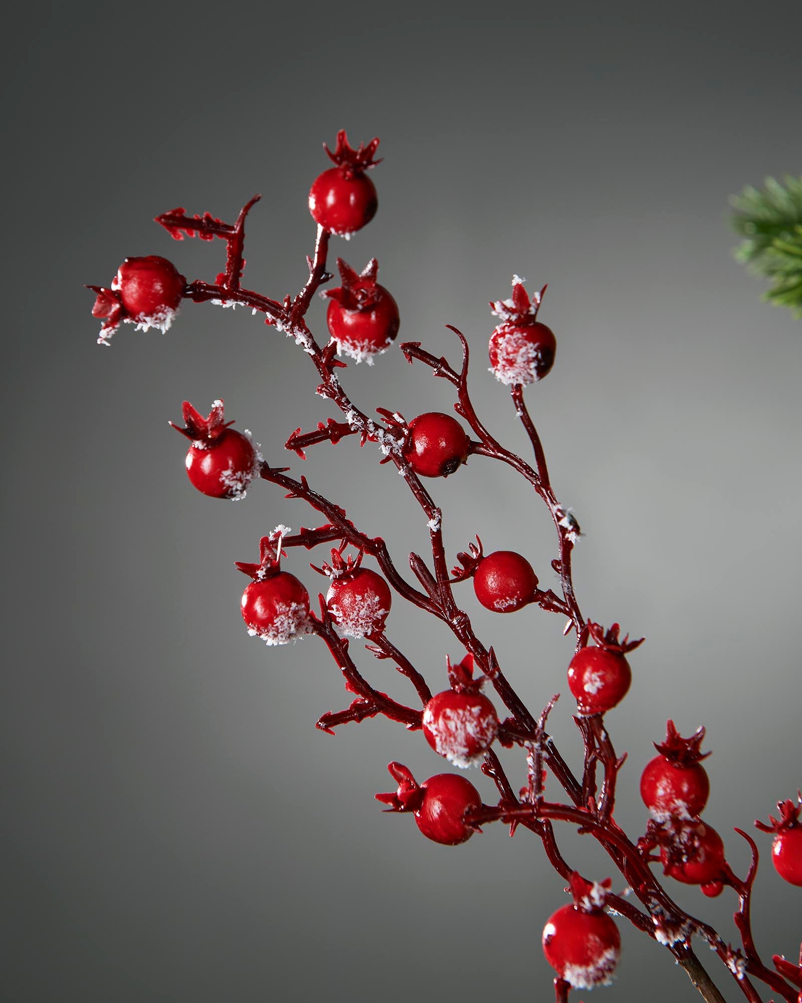 Red Artificial Berries Tree Pick, 57 cm