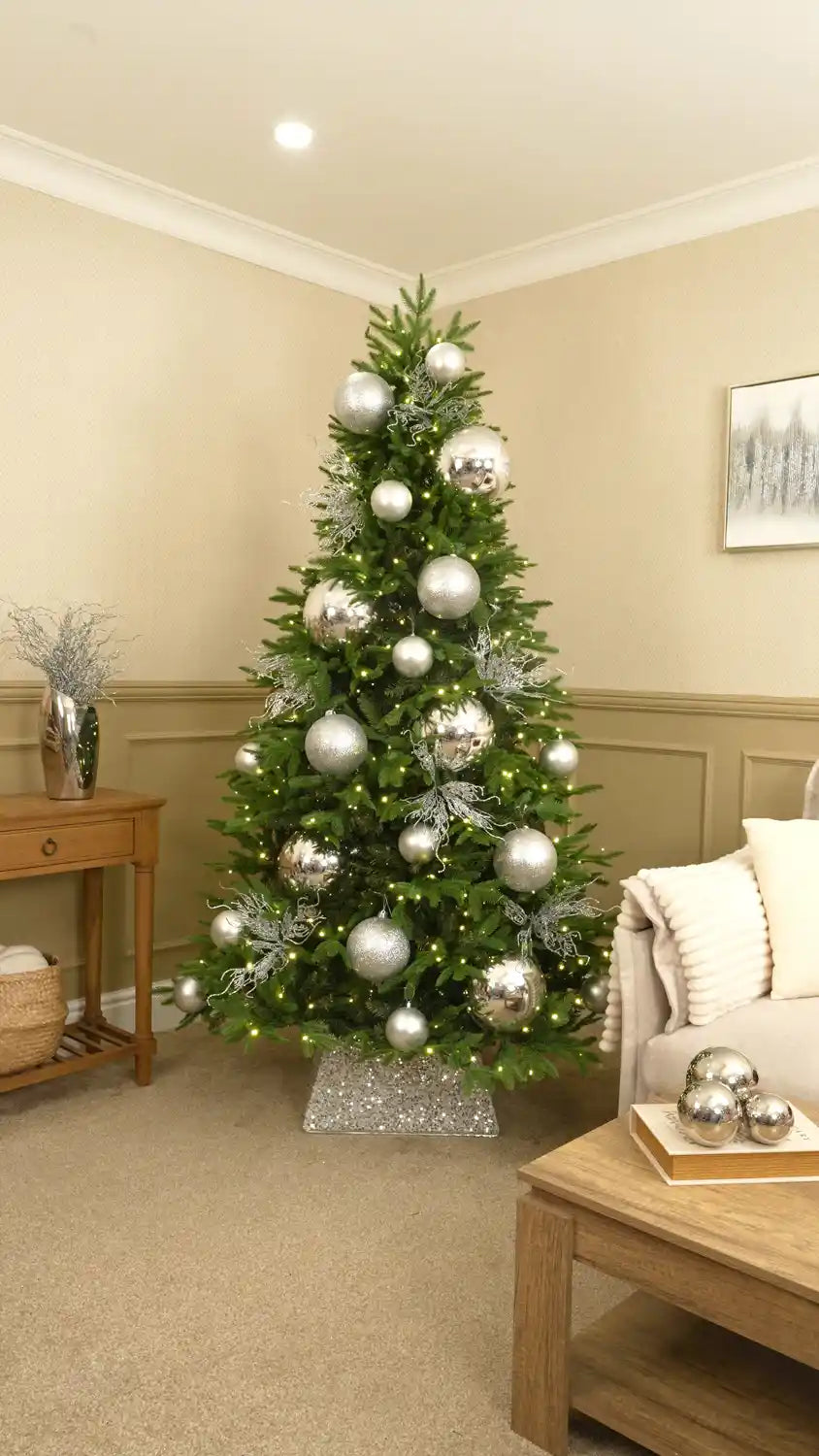 Add Silver Glitter Twig Picks
