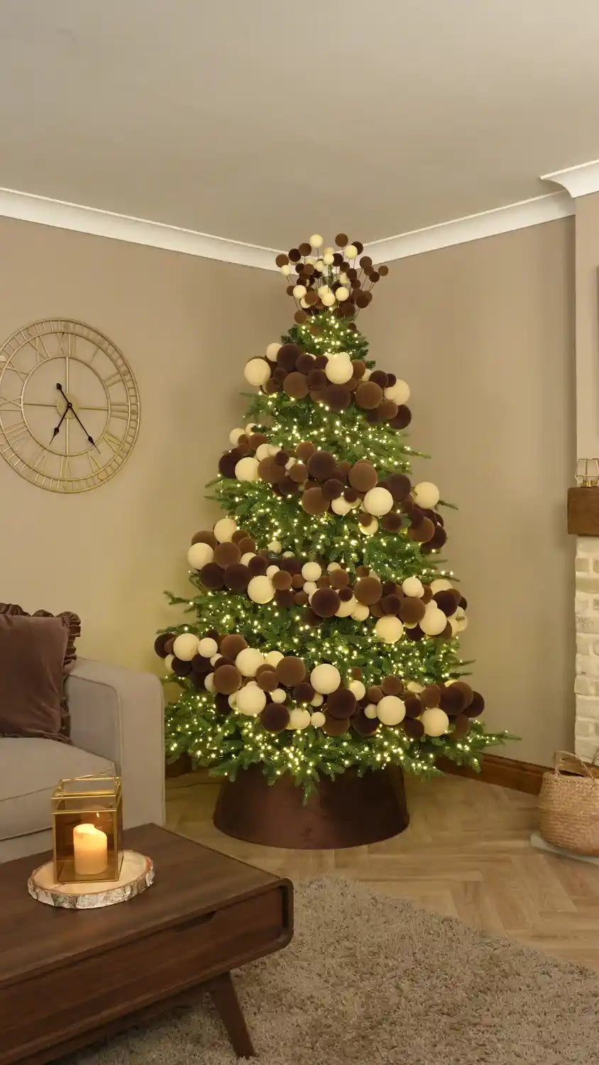 Create a Velvet Bauble Pick Tree Topper