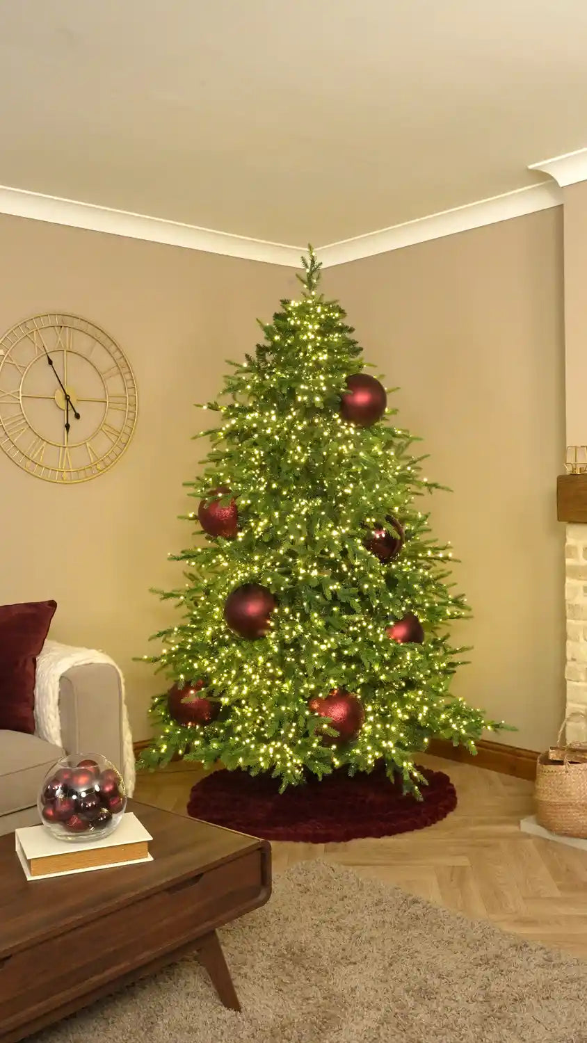 Start with 20cm Burgundy Baubles