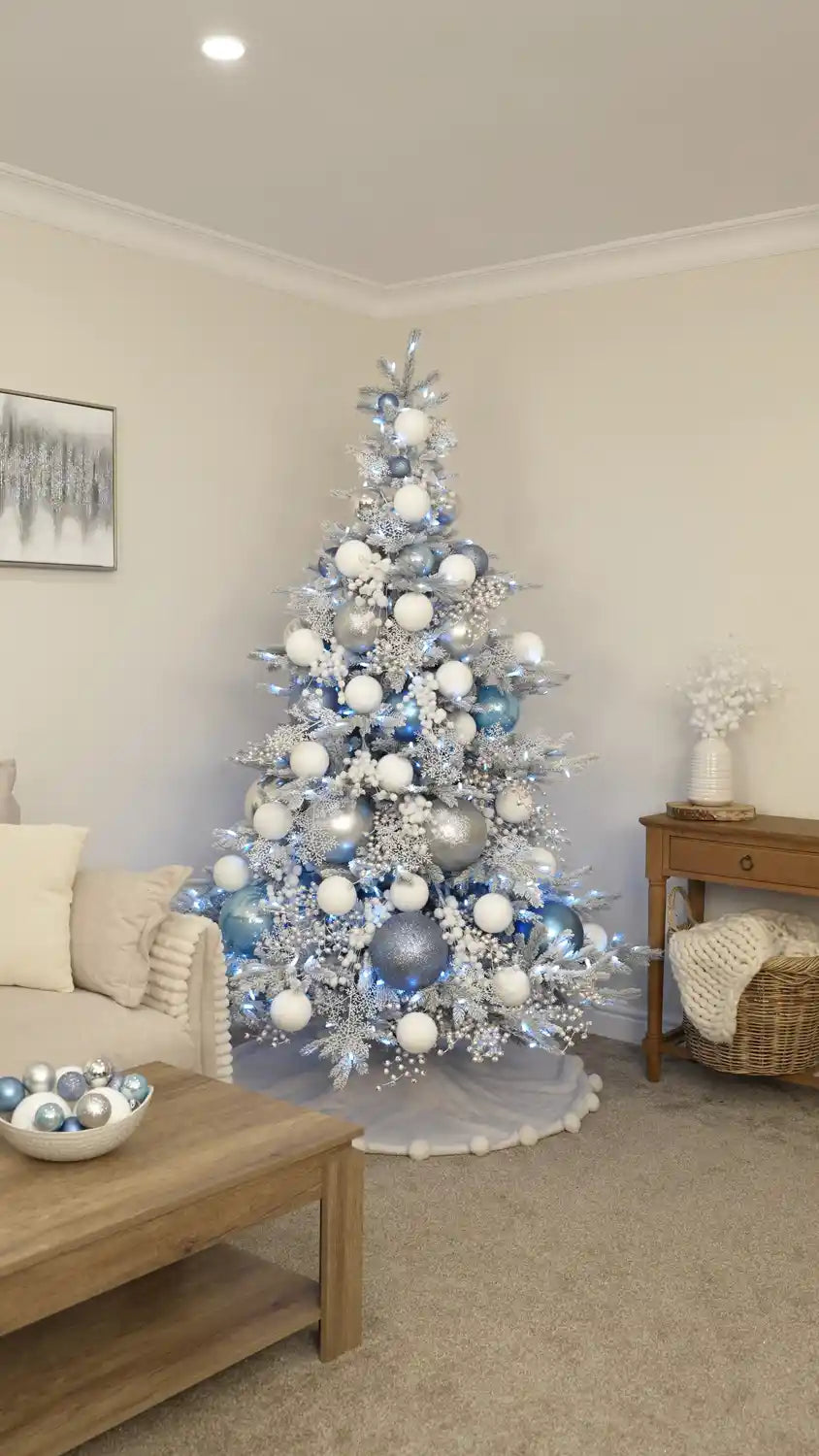 Add Ice Blue Glitter Nests