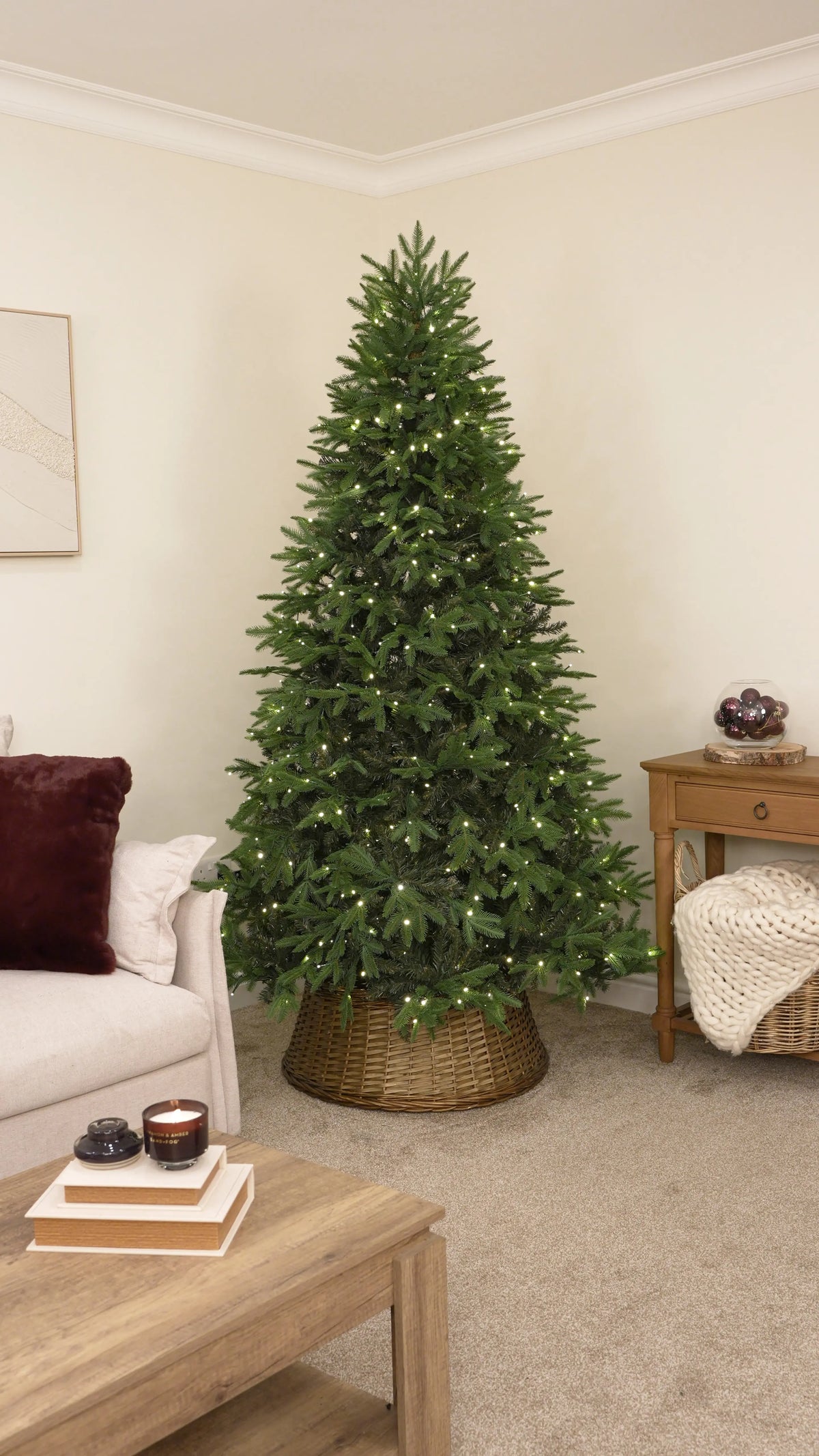Shape Your Christmas Tree and Add a Tree Collar