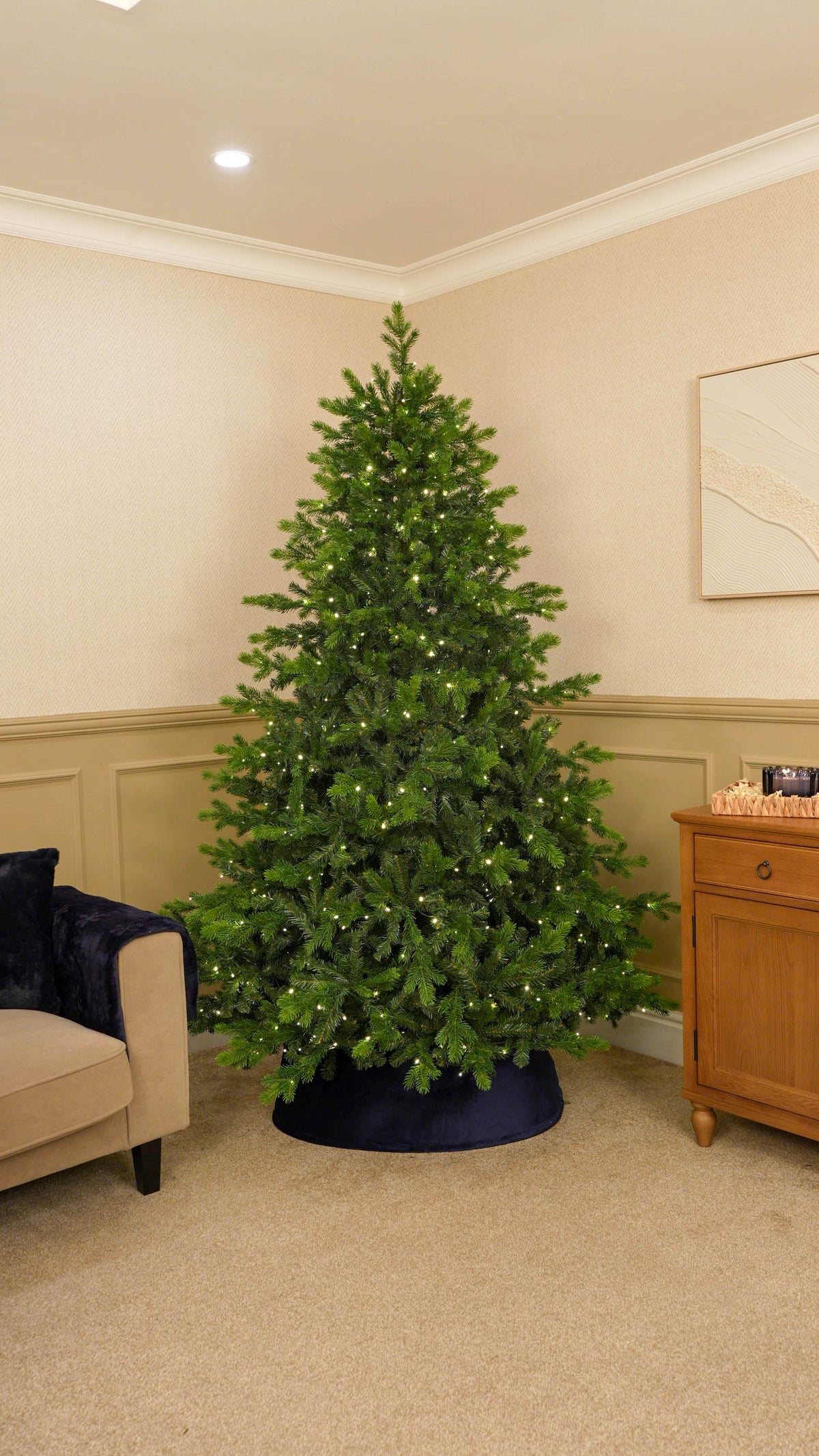 Shape Your Christmas Tree and Add a Tree Collar