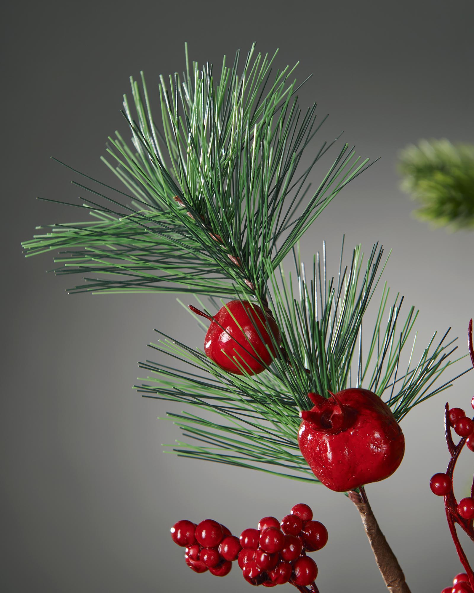 Red Artificial Berries Tree Pick, 66 cm