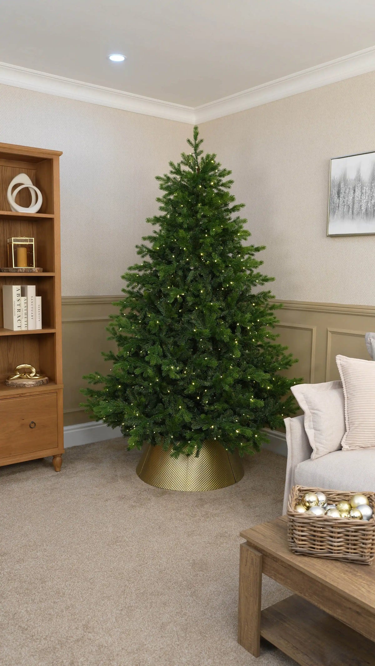 Shape Your Christmas Tree and Add a Tree Collar