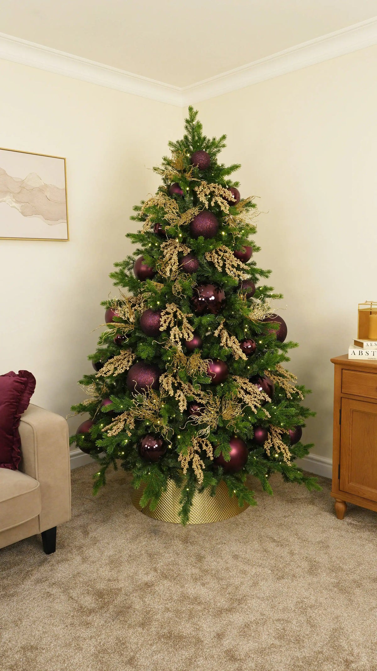 Layer with Gold Glitter Twig Picks