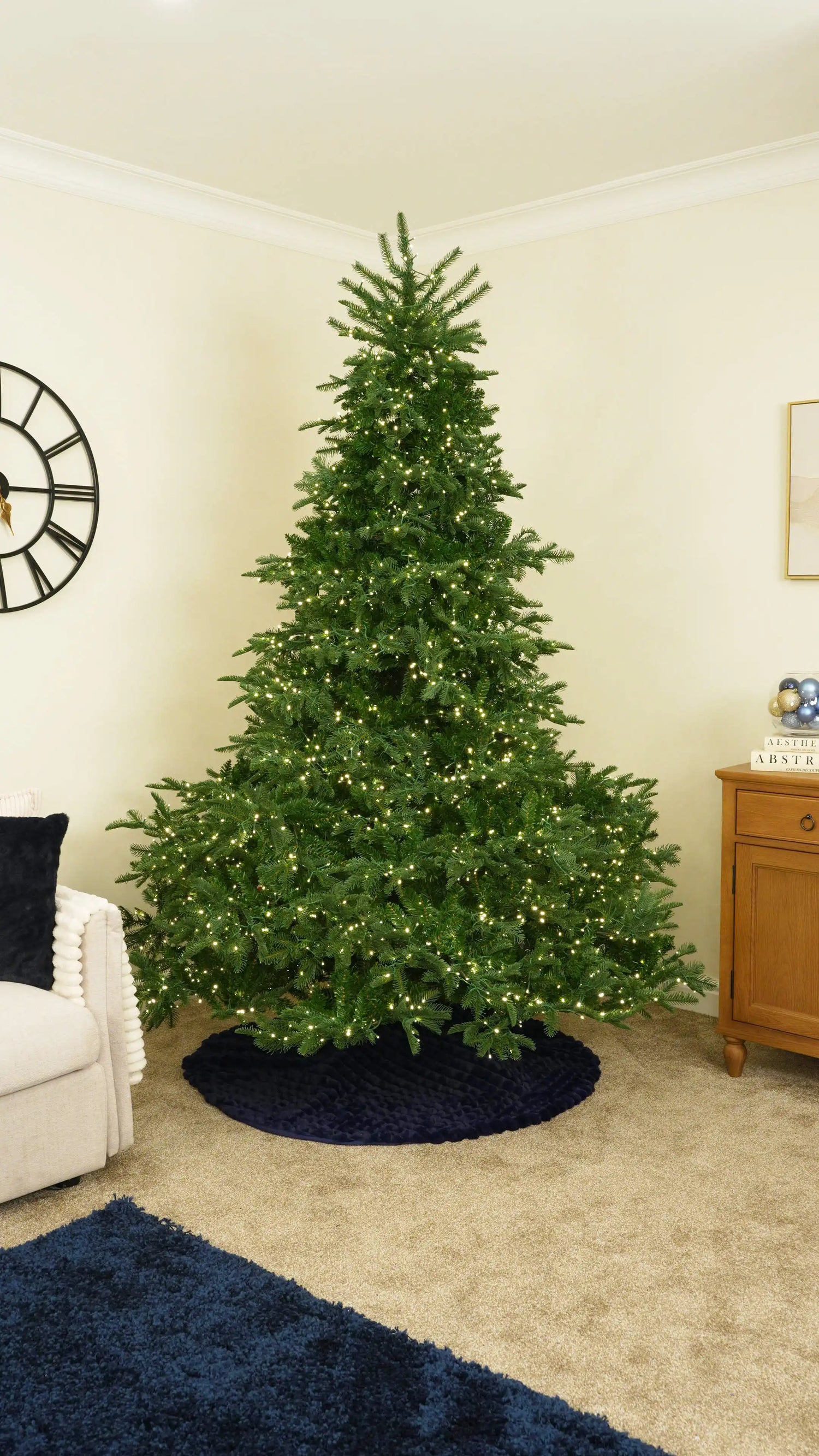Shape Your Christmas Tree and Add a Tree Skirt