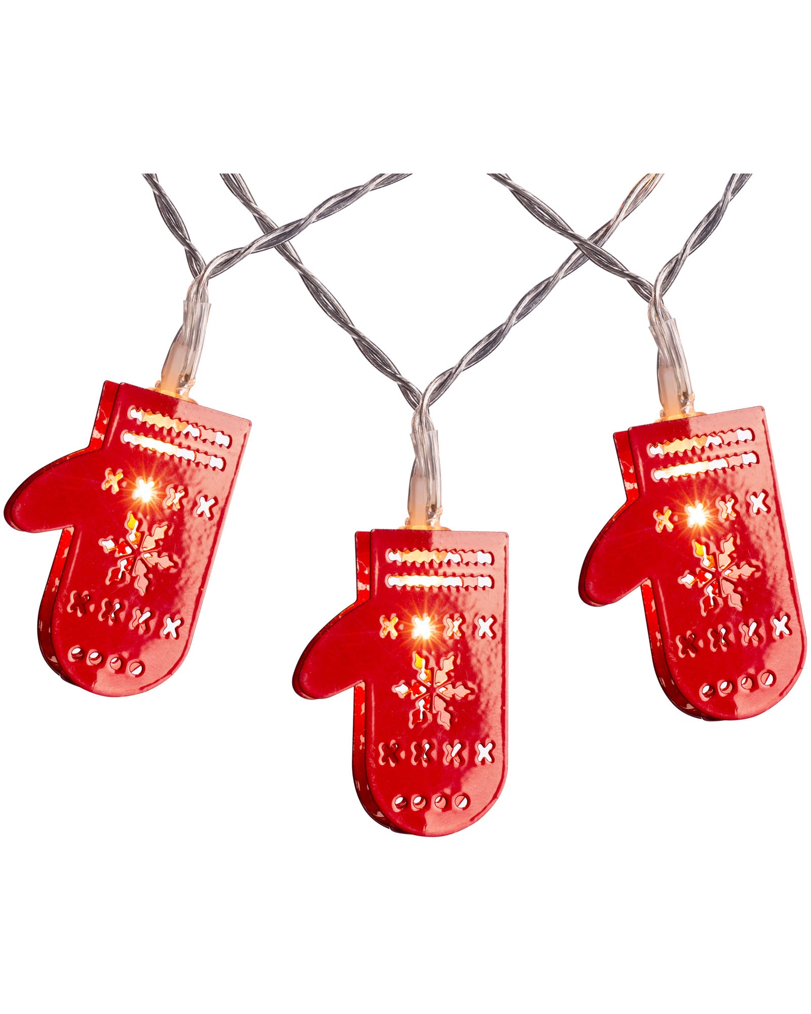 10 Santa Gloves LED String Lights, 1.8 m