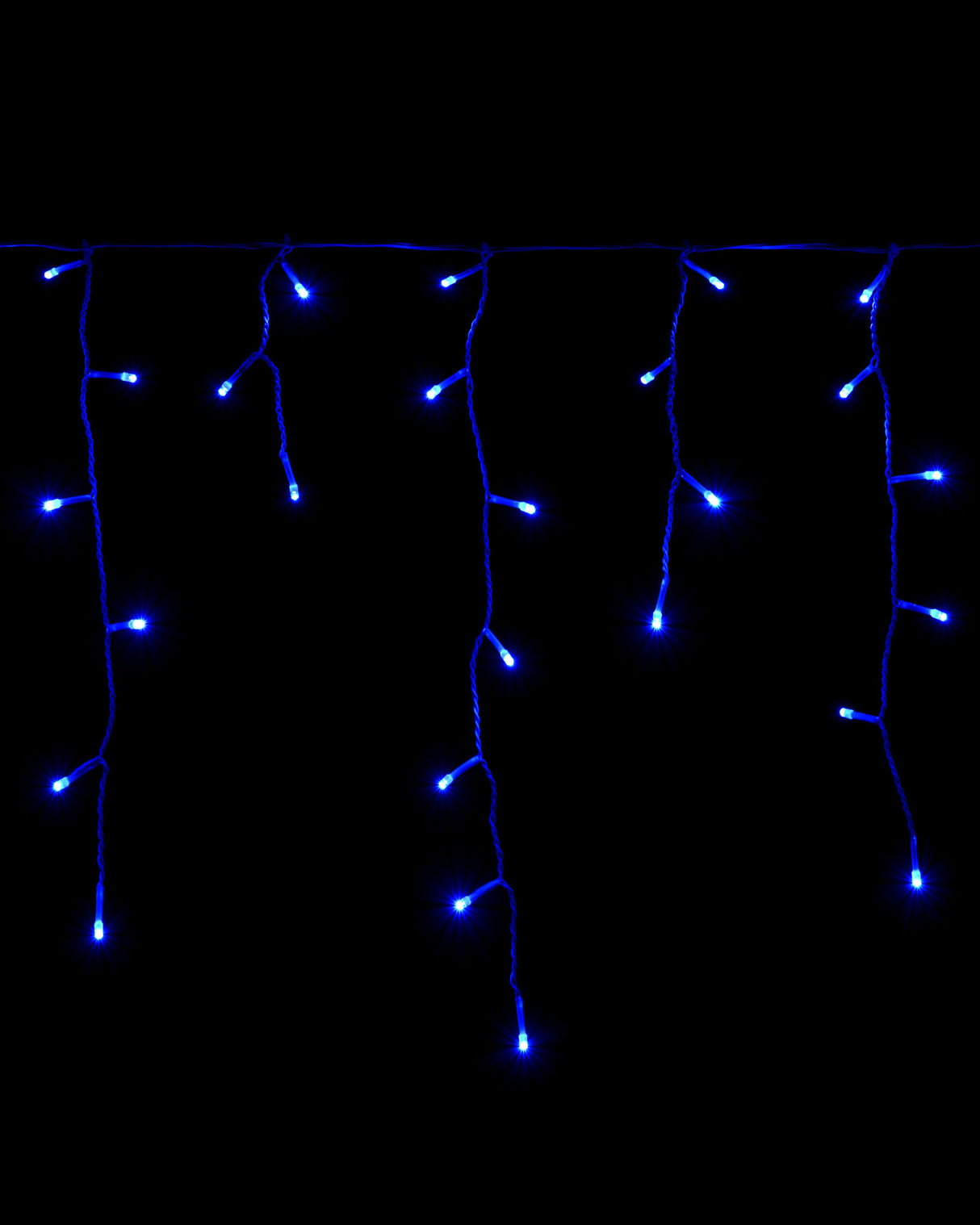 360 Icicle LED Light String, Blue, 8.8 m