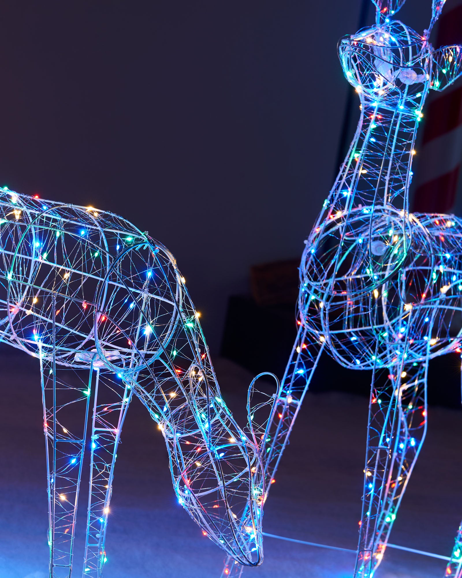 3D Standing Stag Silhouette, 110 cm