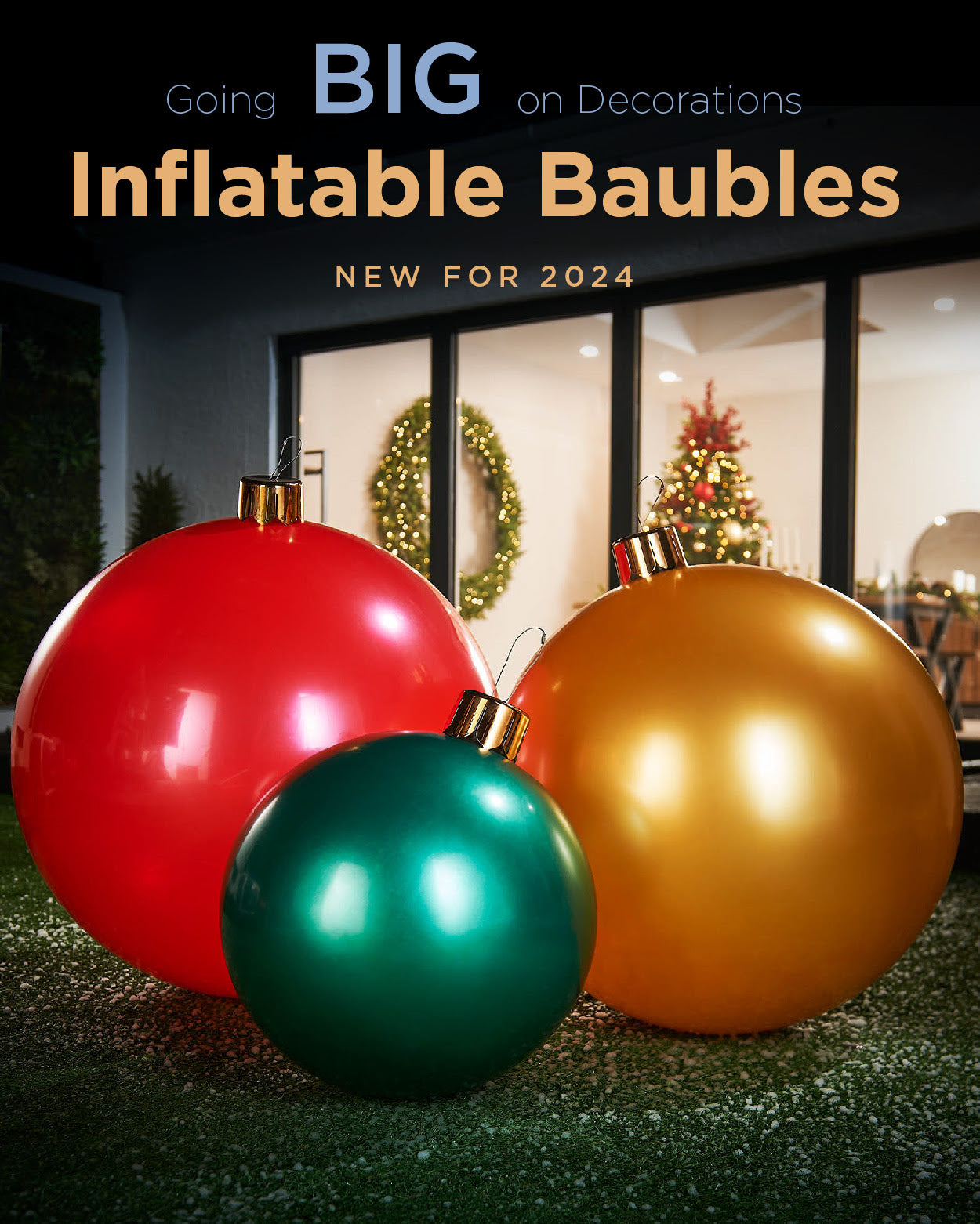 Inflatable Bauble Launch