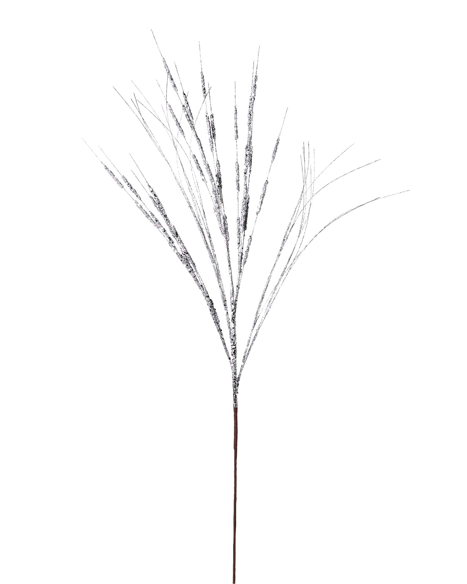 Glitter Wispy Spray, Silver, 100 cm