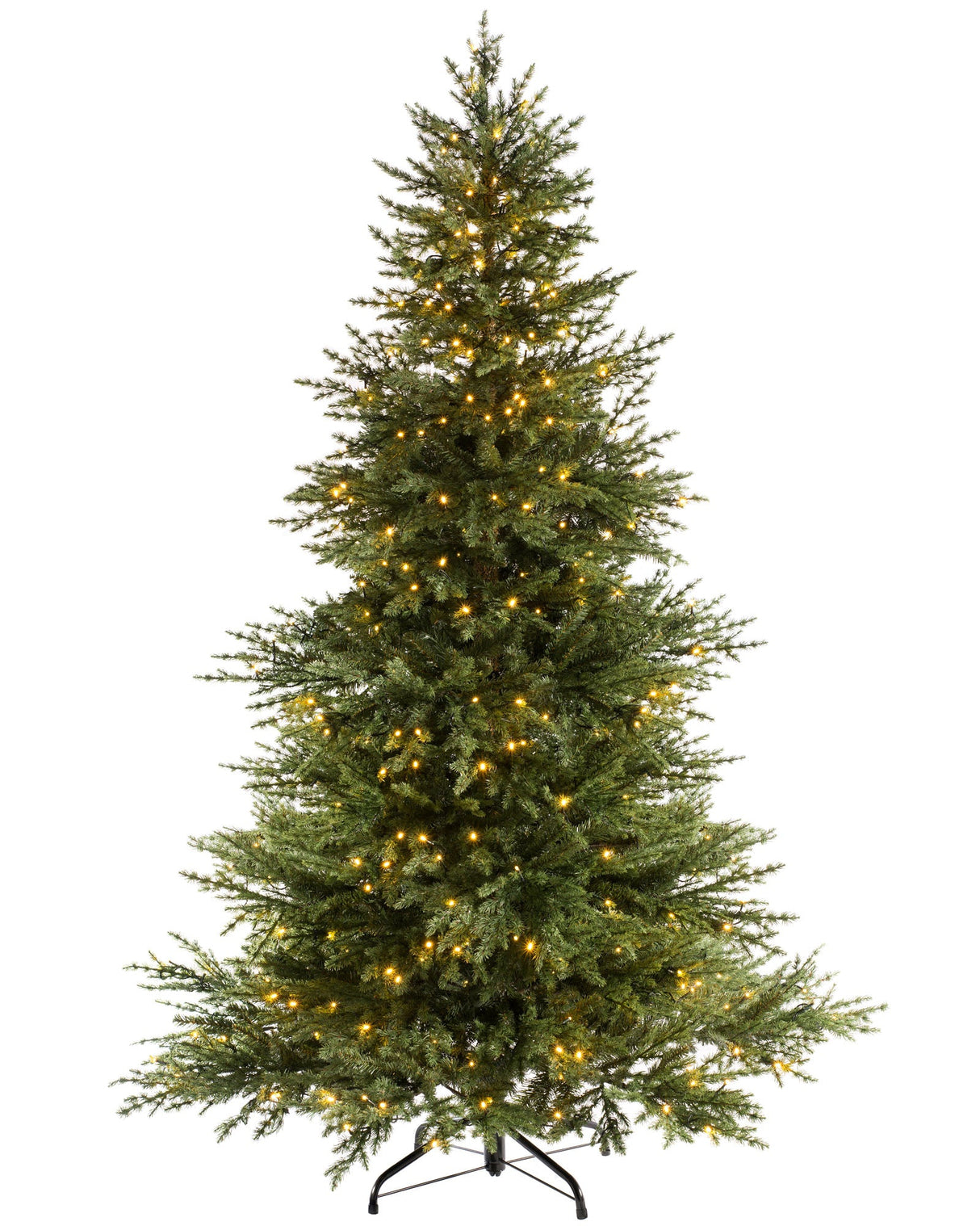 Pre-Lit Traditional Fir Multi-Function Christmas Tree, 12 ft