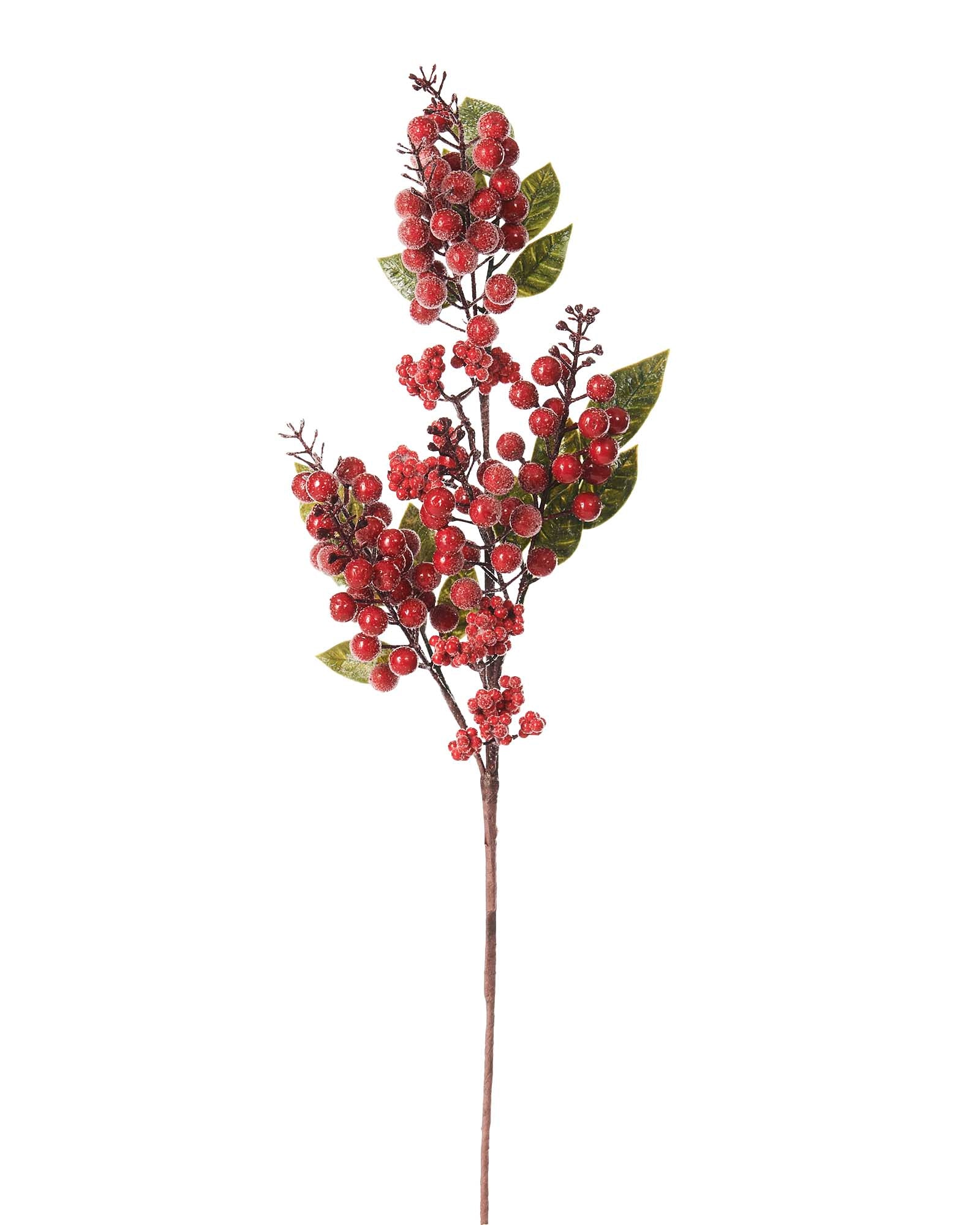 Red Artificial Berries Tree Pick, 72 cm