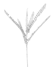 Silver Leaf Christmas Tree Spray, 84 cm