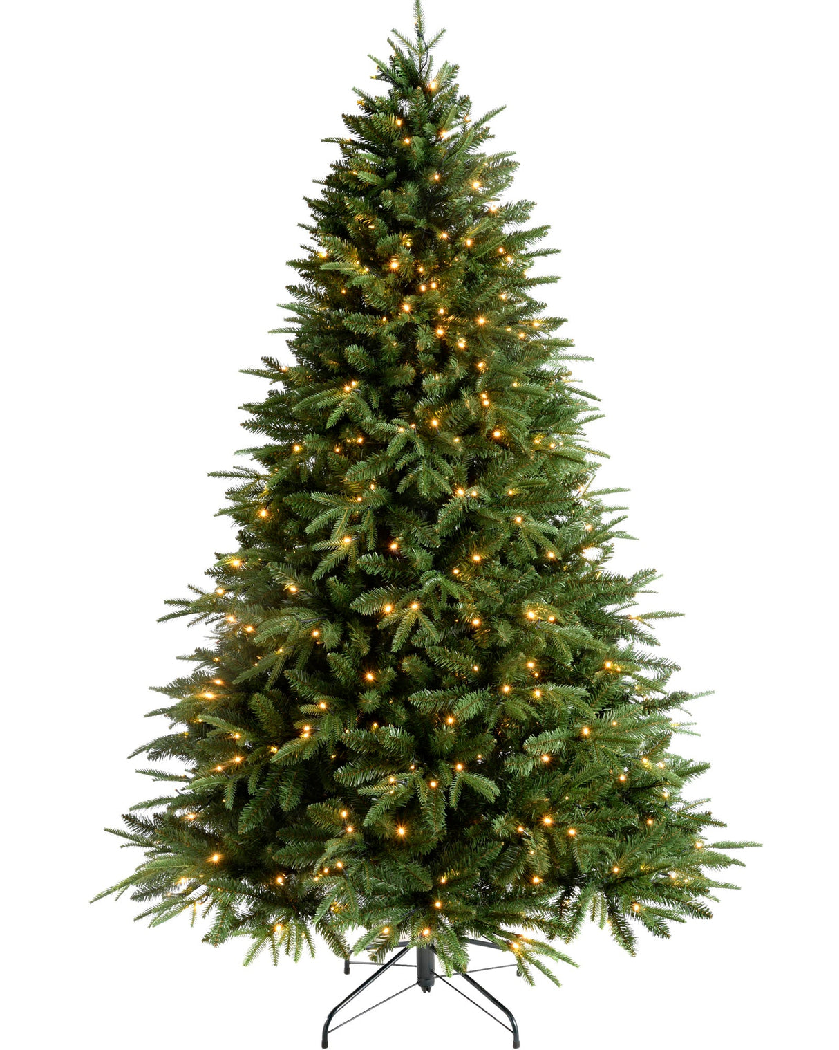 Pre-Lit Grand Alaskan Fir Christmas Tree, 7 ft