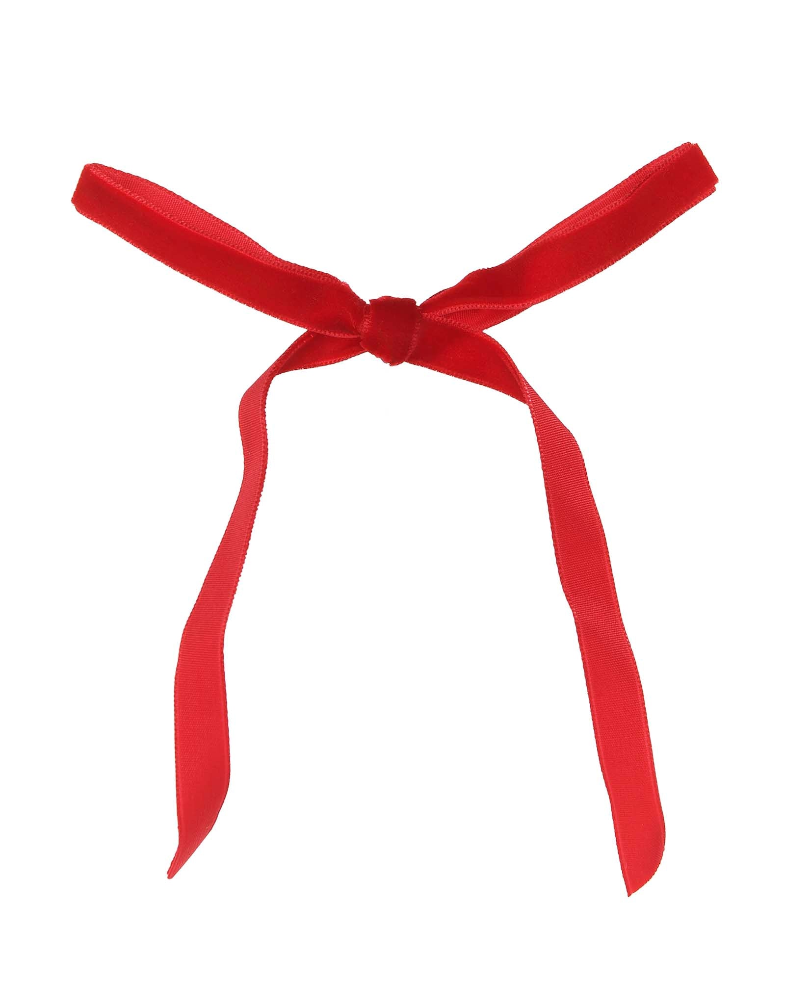 20 Red Velvet Christmas Tree Bows