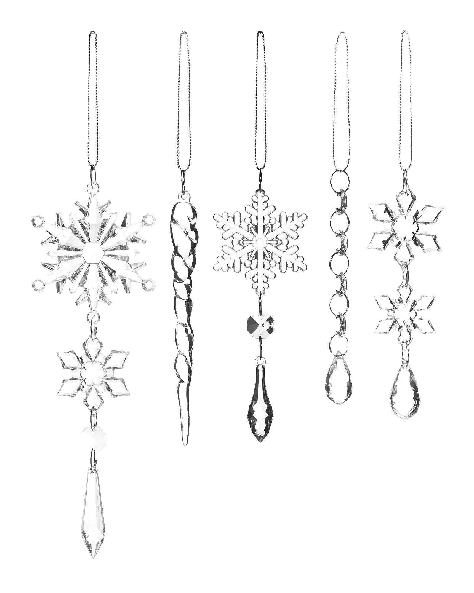 Set of 20 Acrylic Icicles