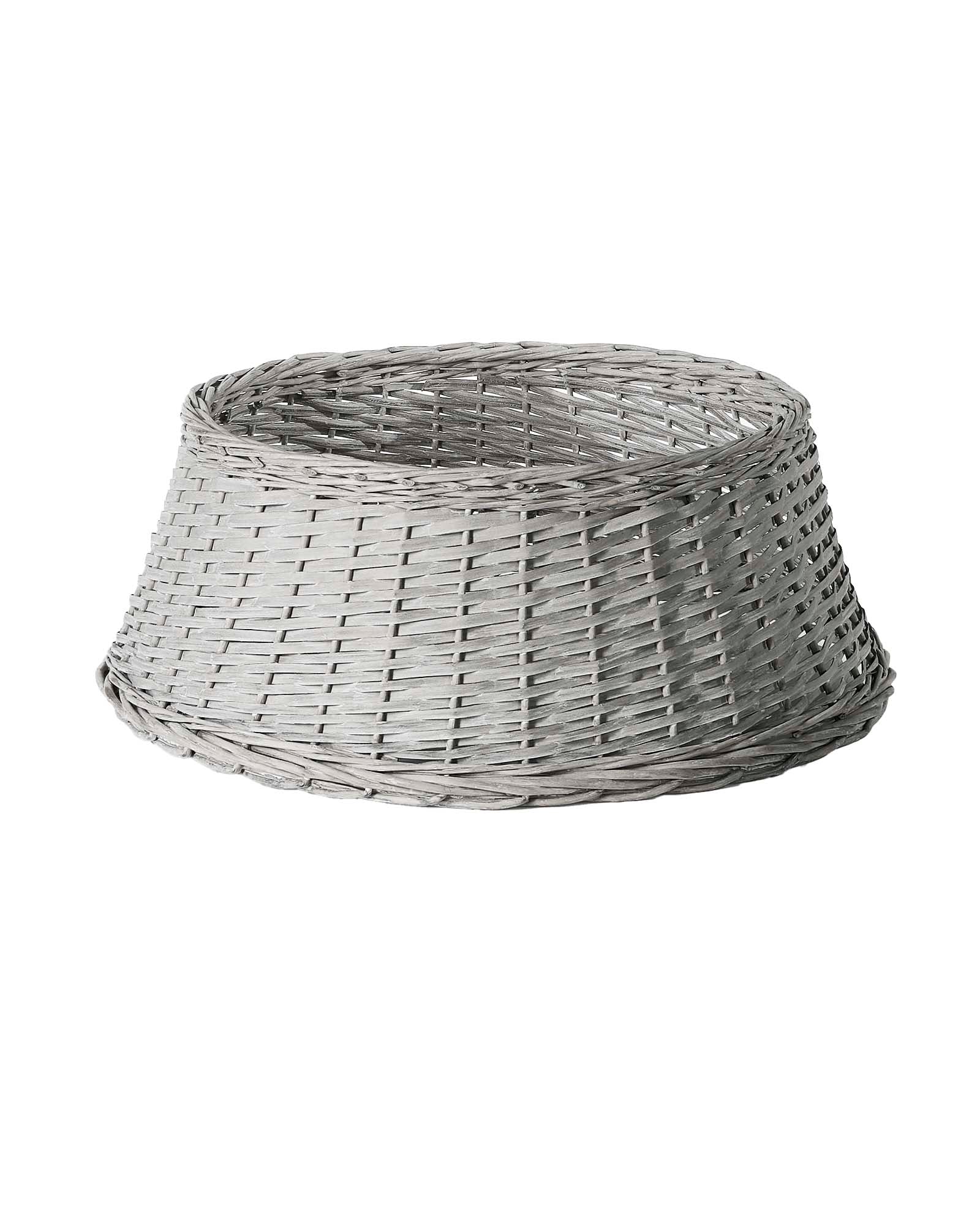 Wicker Tree Collar, Grey, 70 cm