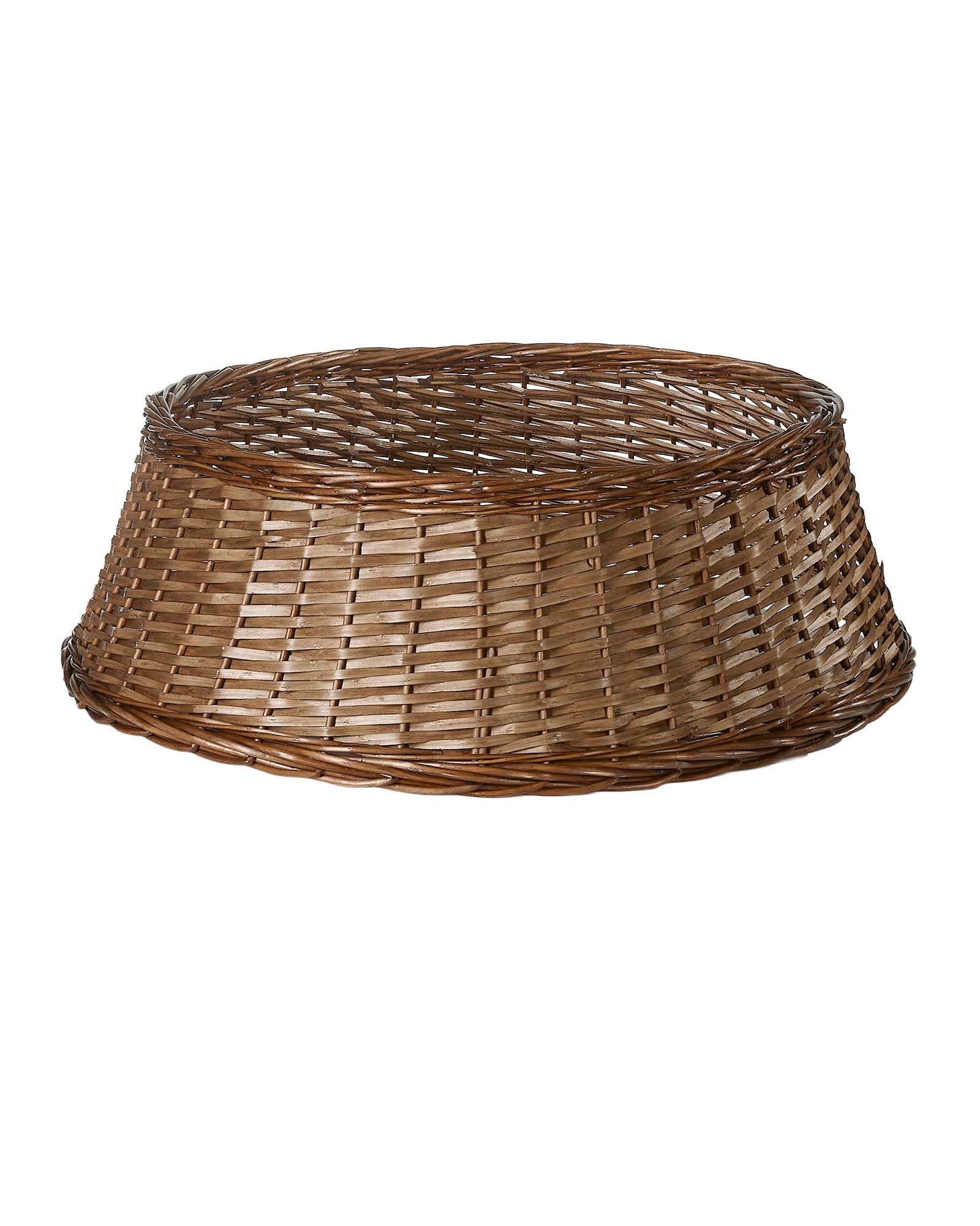 Wicker Tree Collar, Brown, 85 cm