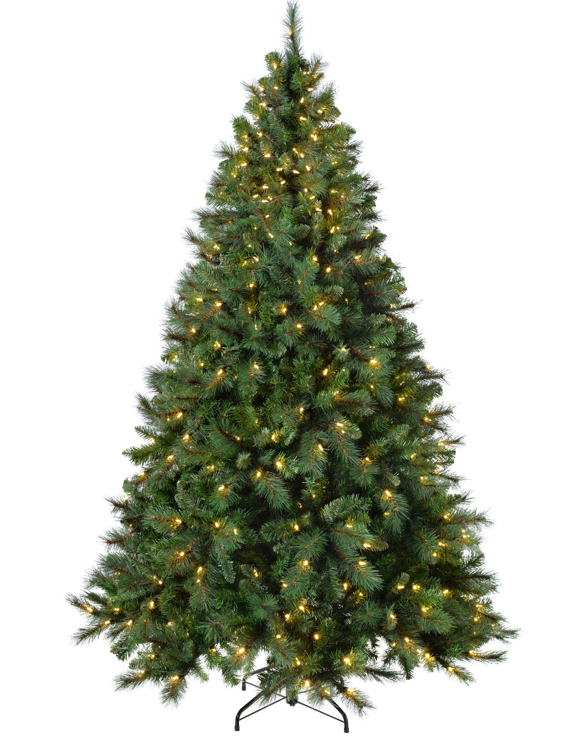 Pre-Lit Victorian Pine Multi-Function Christmas Tree, 5 ft