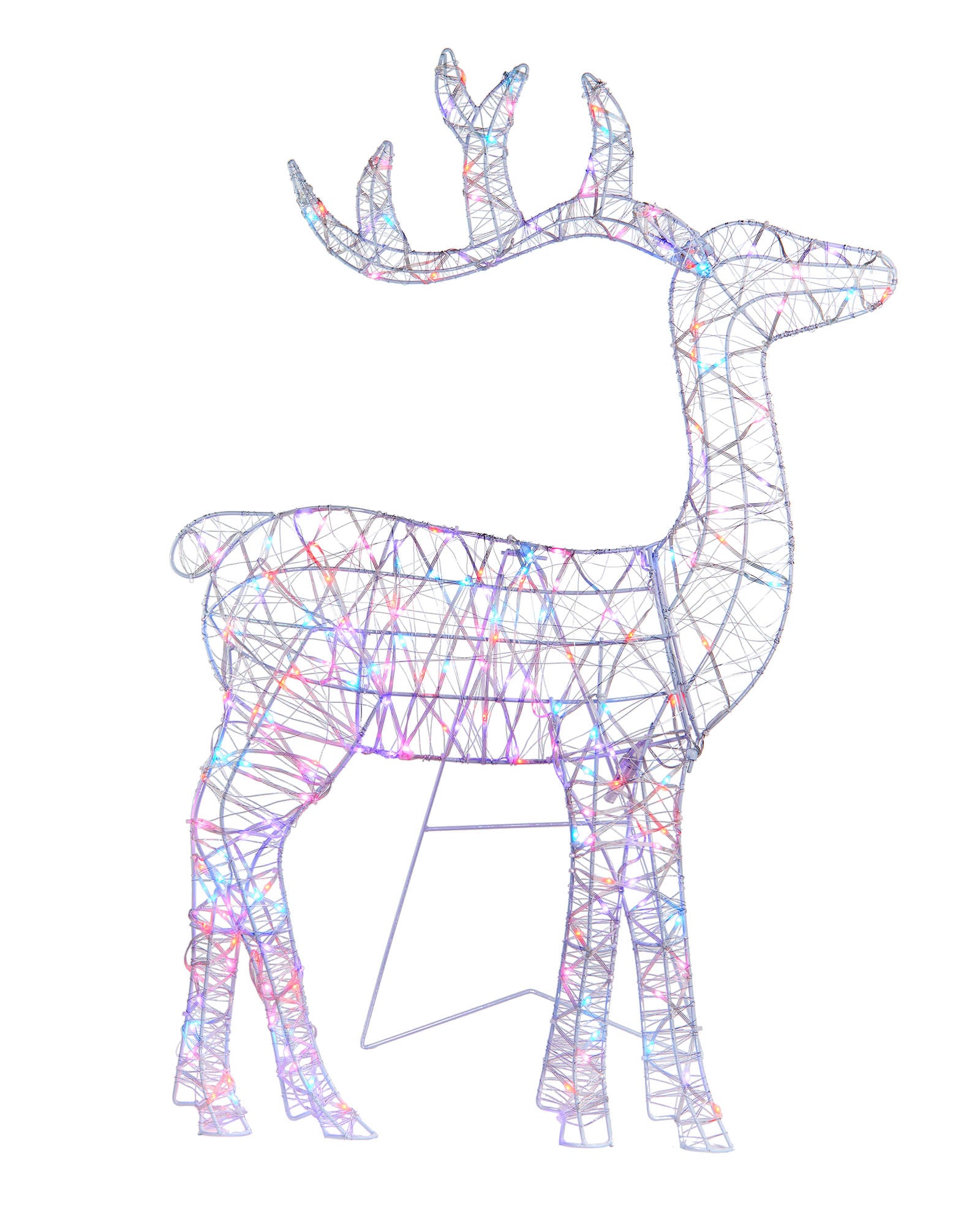 Pre-Lit 2D Aurora Reindeer, 100 cm