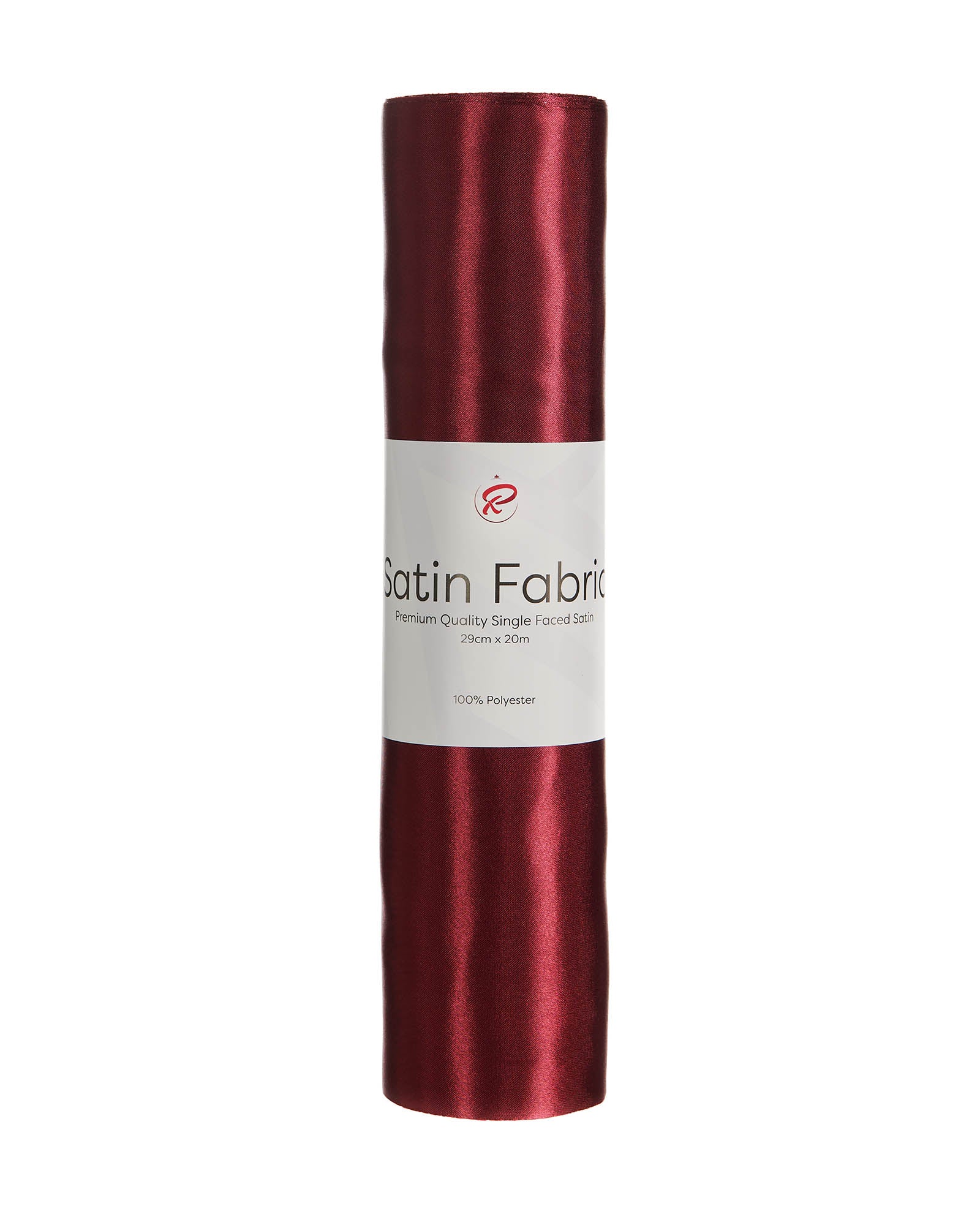 Burgundy Satin Ribbon, 20 m