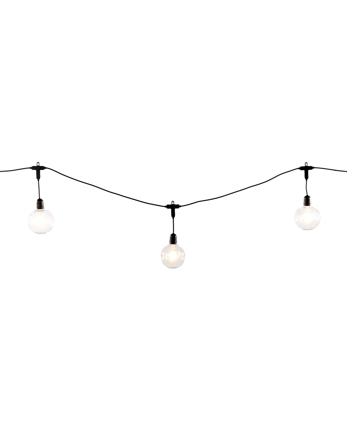 10 LED Transparent Festoon Light String, Warm White, 4.5 m