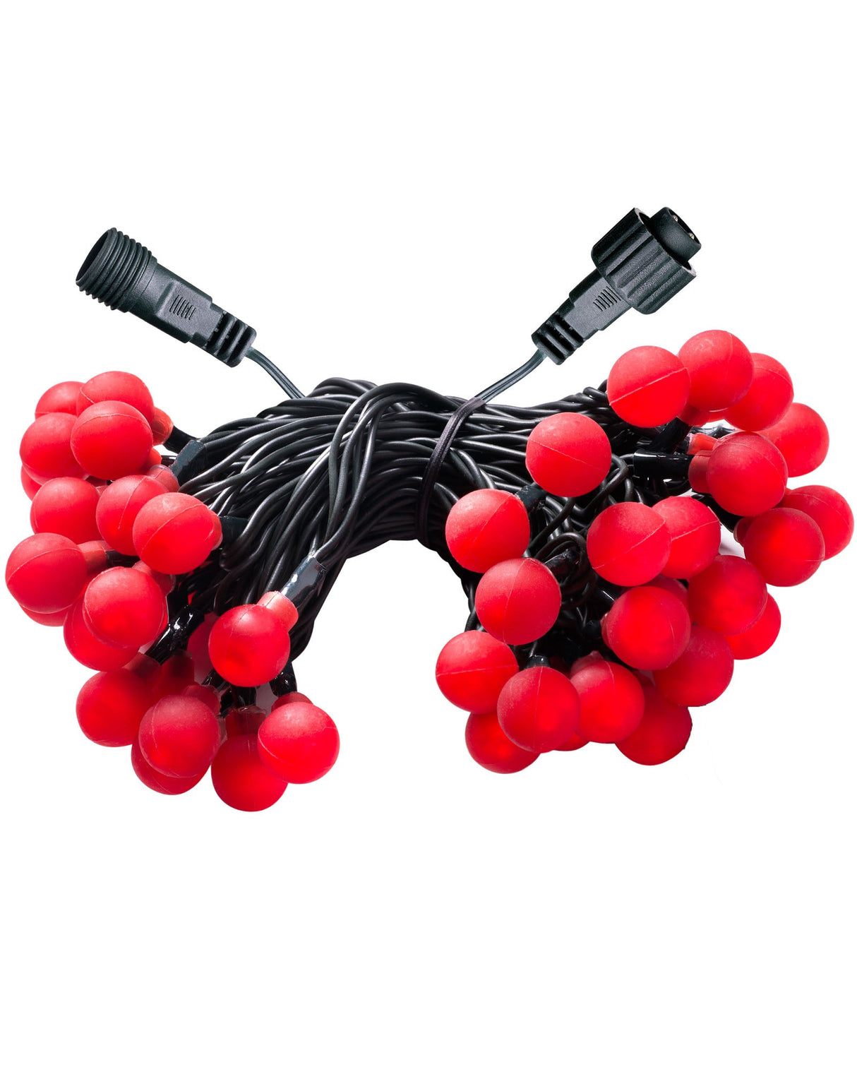 Berry Multi-Function 100 LED Connectable Light String, Bright Red