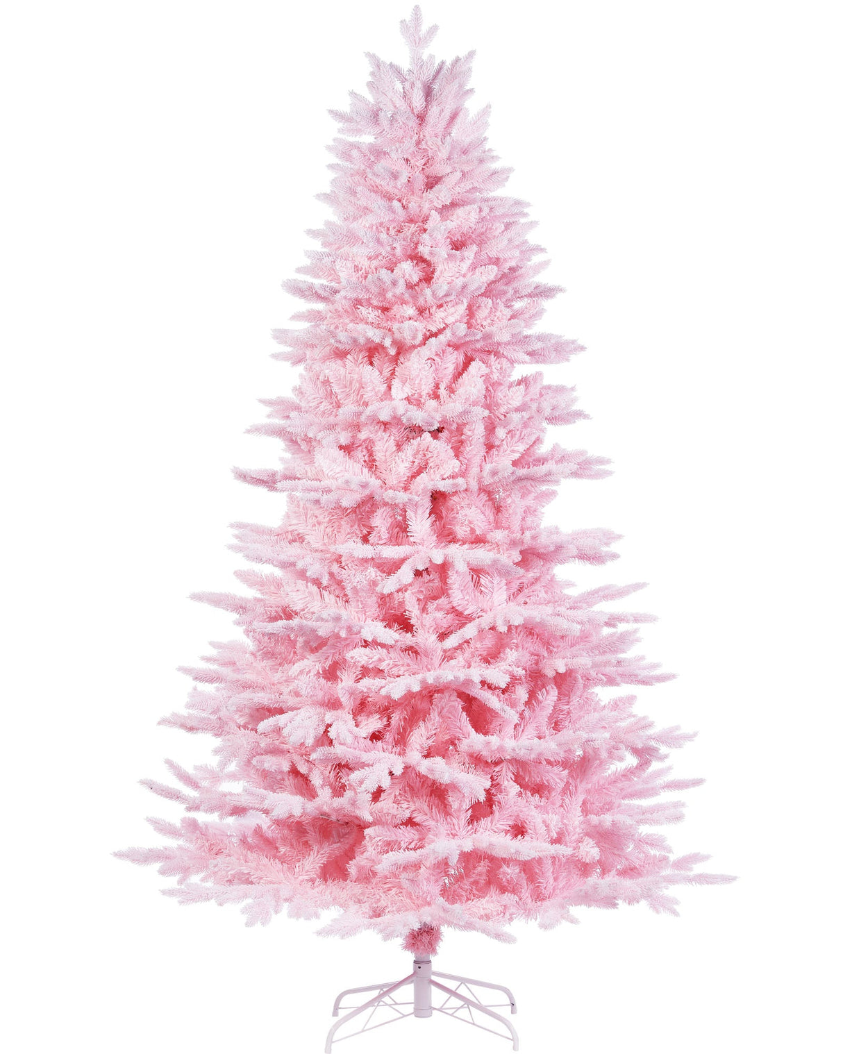 Pink Sugar Snow Flocked Christmas Tree, 6 ft