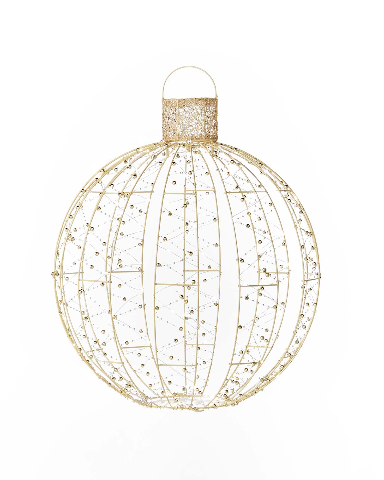 Set of 3 3D Bauble Light Silhouette, 50cm