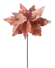 Pink Artificial Poinsettia Flower, 32 cm