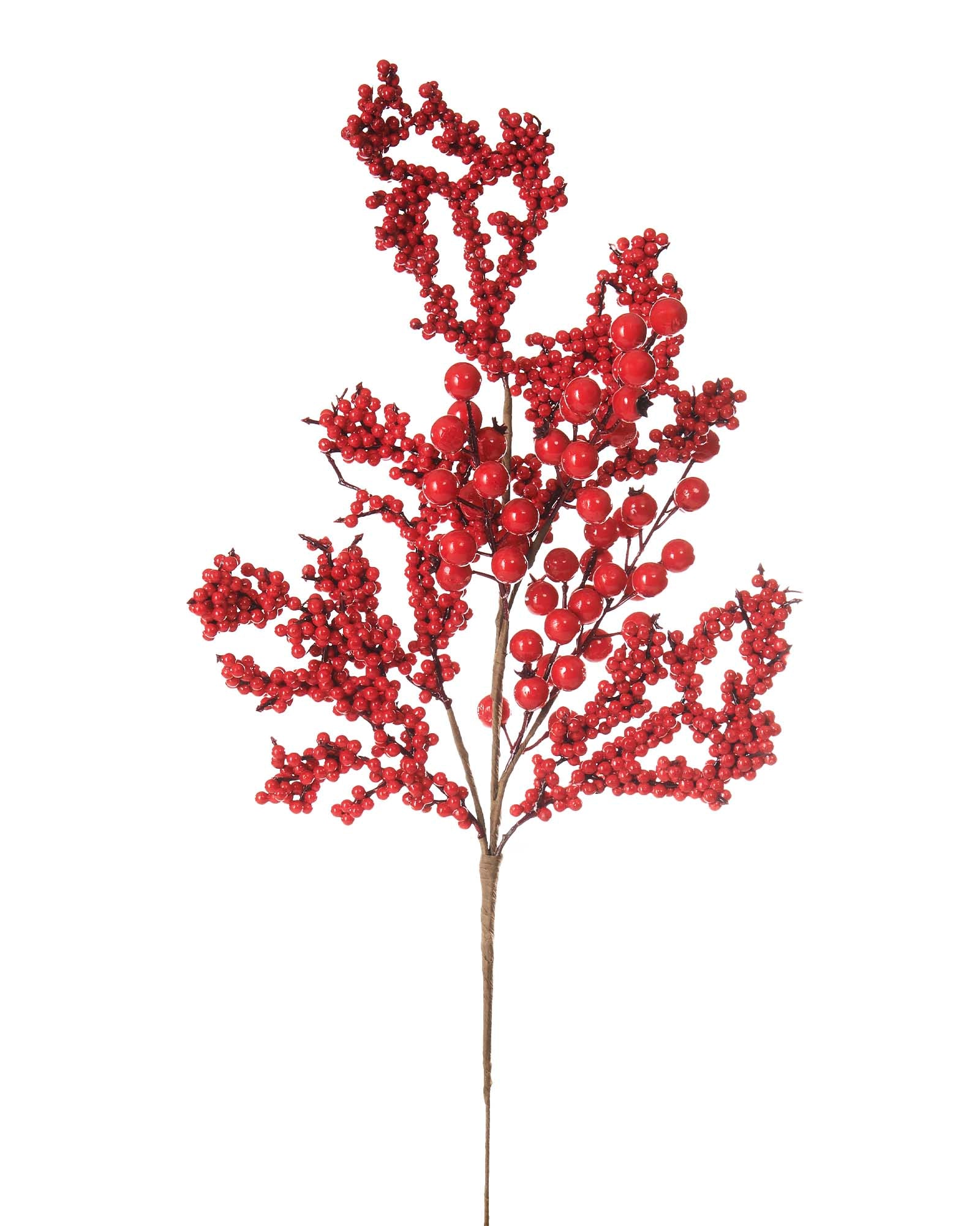 Red Artificial Mixed Berries Tree Pick, 60 cm