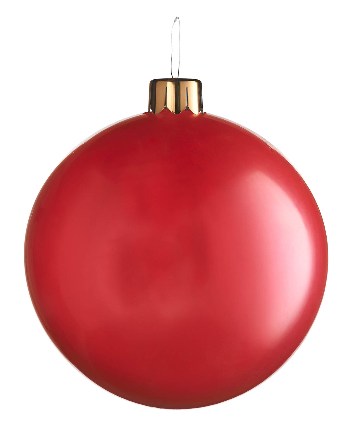 Inflatable Christmas Bauble, Red, 66 cm