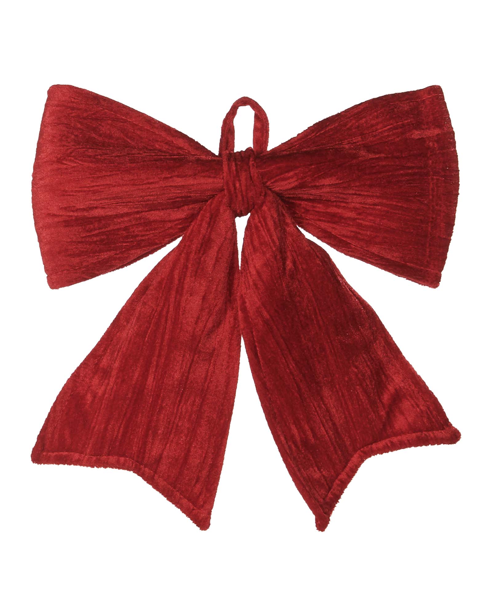 Large Red Velvet Christmas Bow
