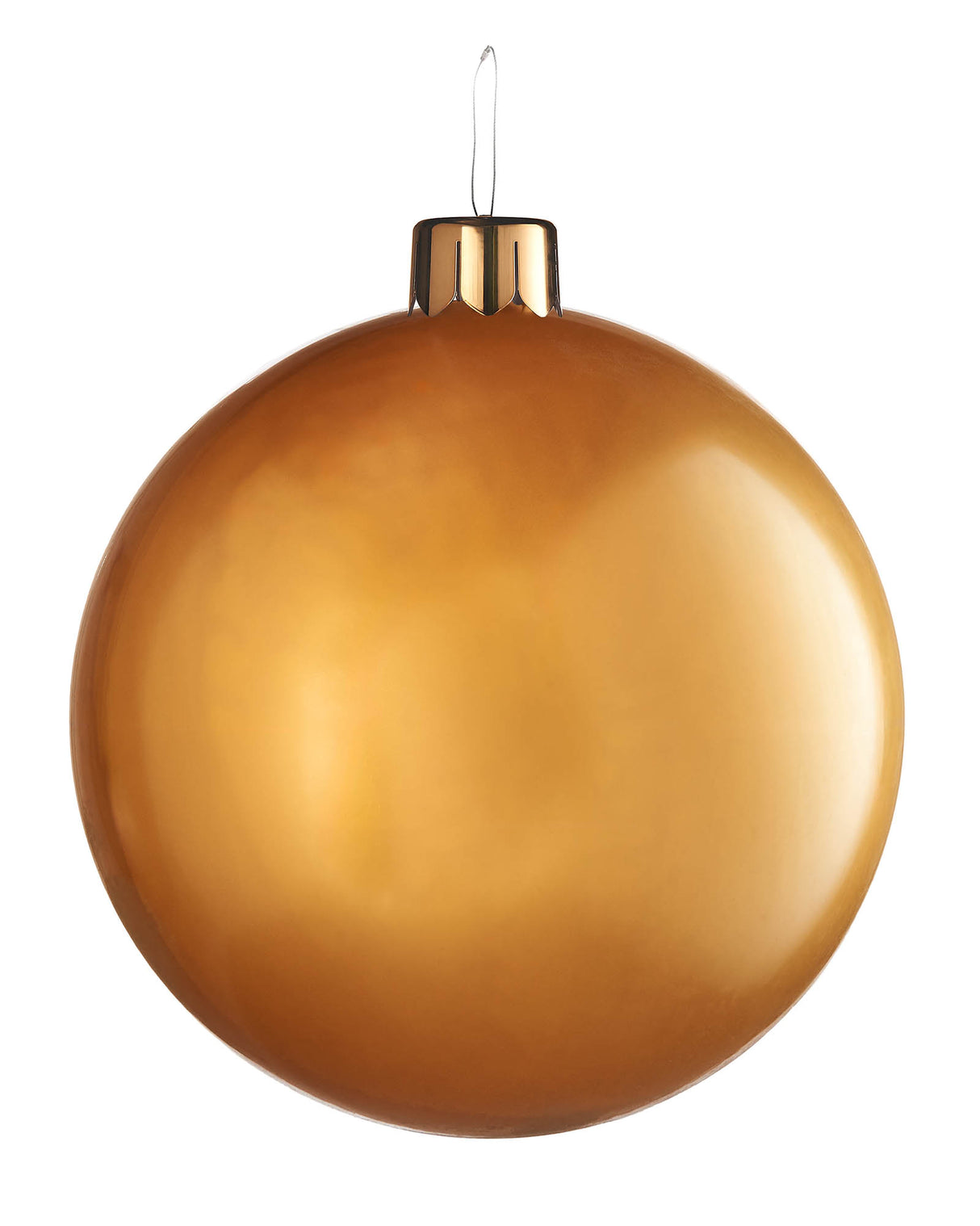 Inflatable Christmas Bauble, Gold, 66 cm