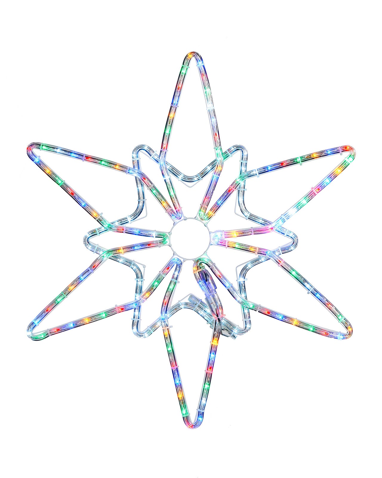 Pre-Lit Northern Star Rope Light Silhouette, Multi-Colour, 64 cm – We R ...