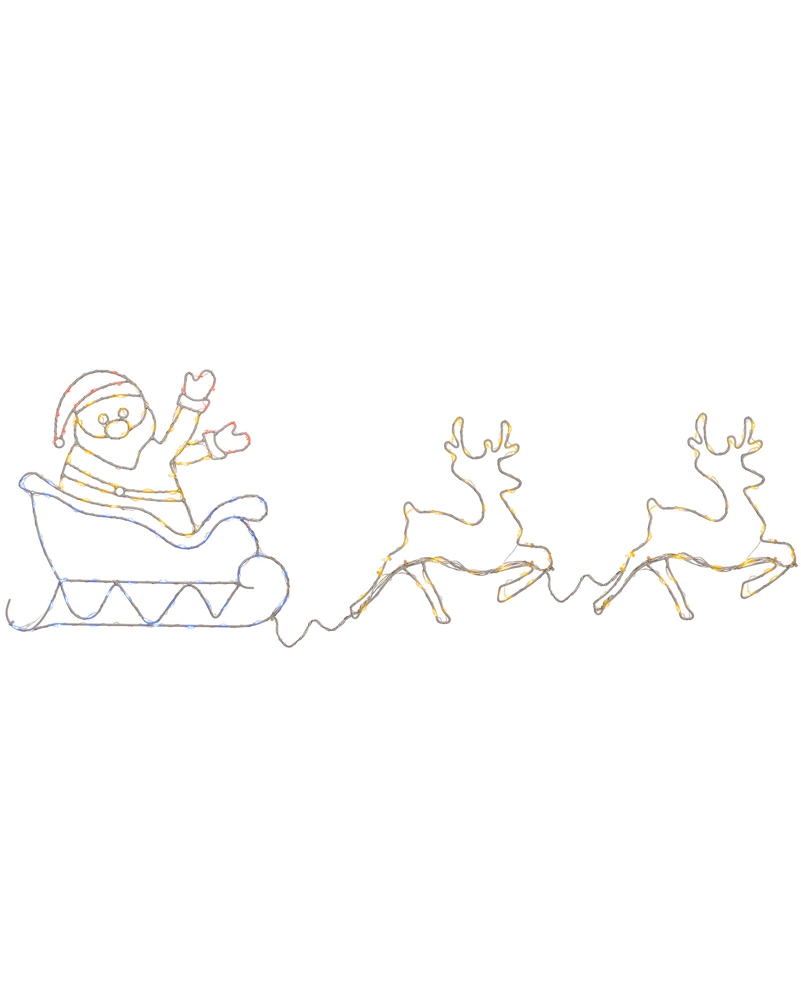 Santa Claus sleigh with reindeer engraving vector Stock Vector by  ©AlexanderPokusay 175986874