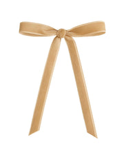 Set of 20 Velvet Bows, Gold, 13 cm