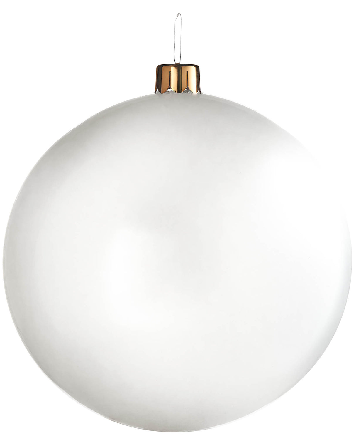 Inflatable Christmas Bauble, White, 76 cm